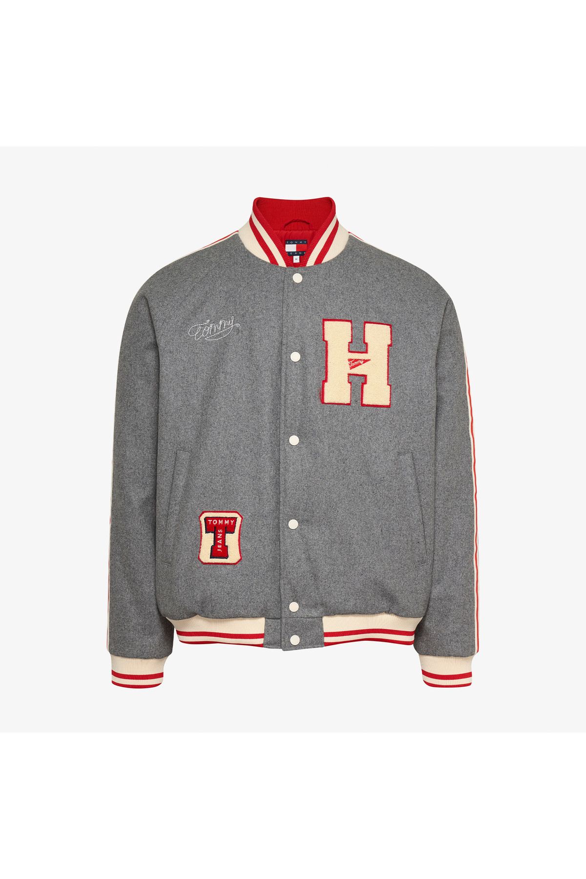 کاپشن طوسی مردانه پشمی تامی جین Tommy Hilfiger
