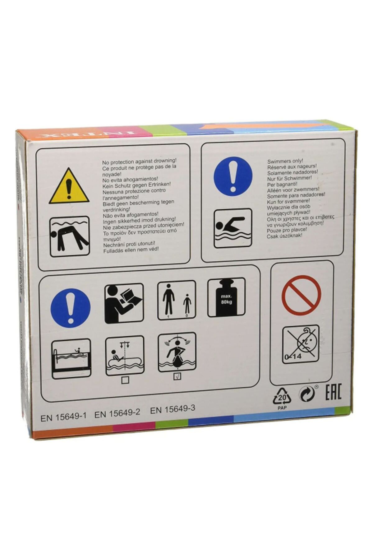 Intex-PVC Inflatable Smart Design Tote N Float Wave Mat 229 x 86cm 3