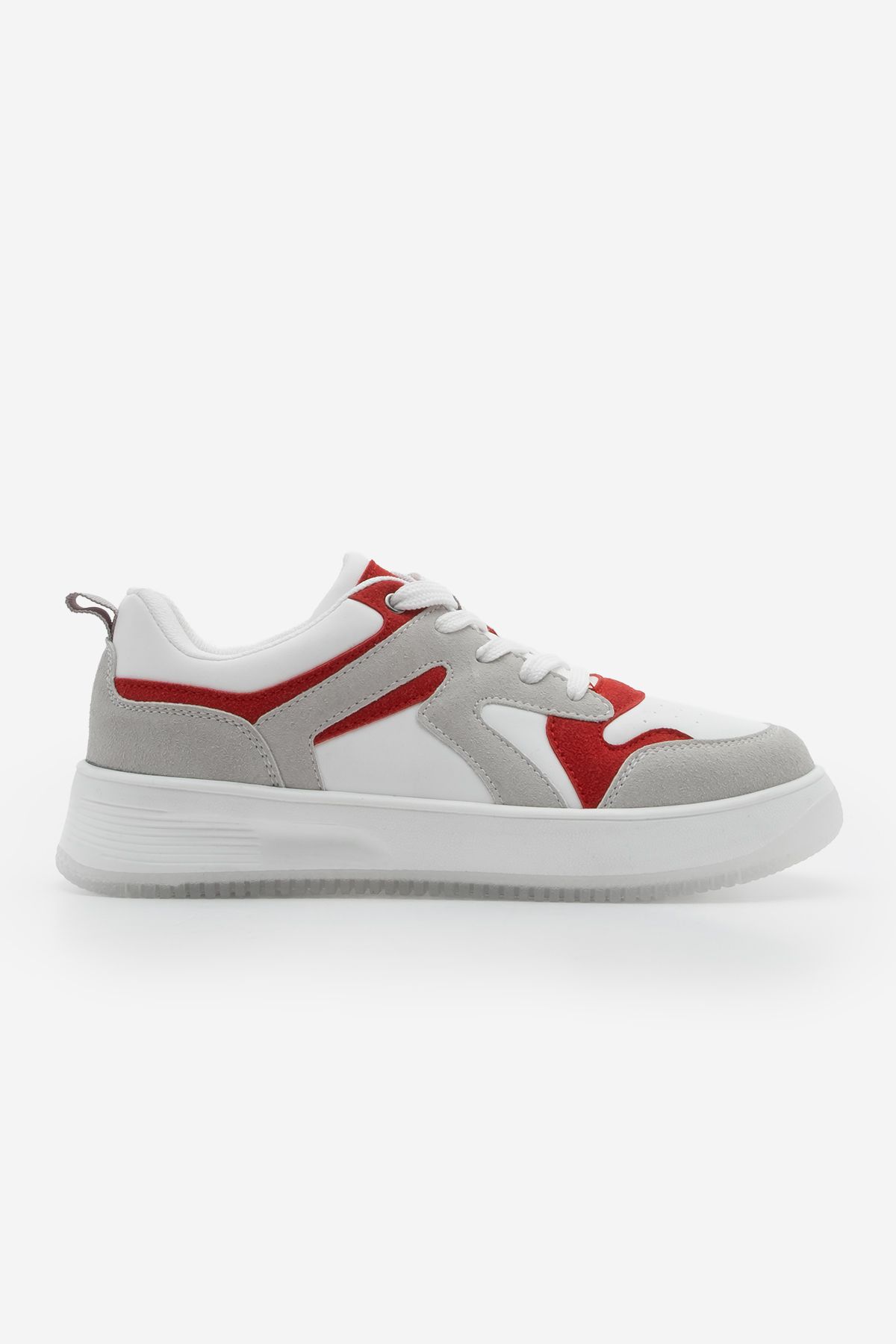 Marjin-Damskie buty sportowe Aryan Red High Sole Sneaker 3