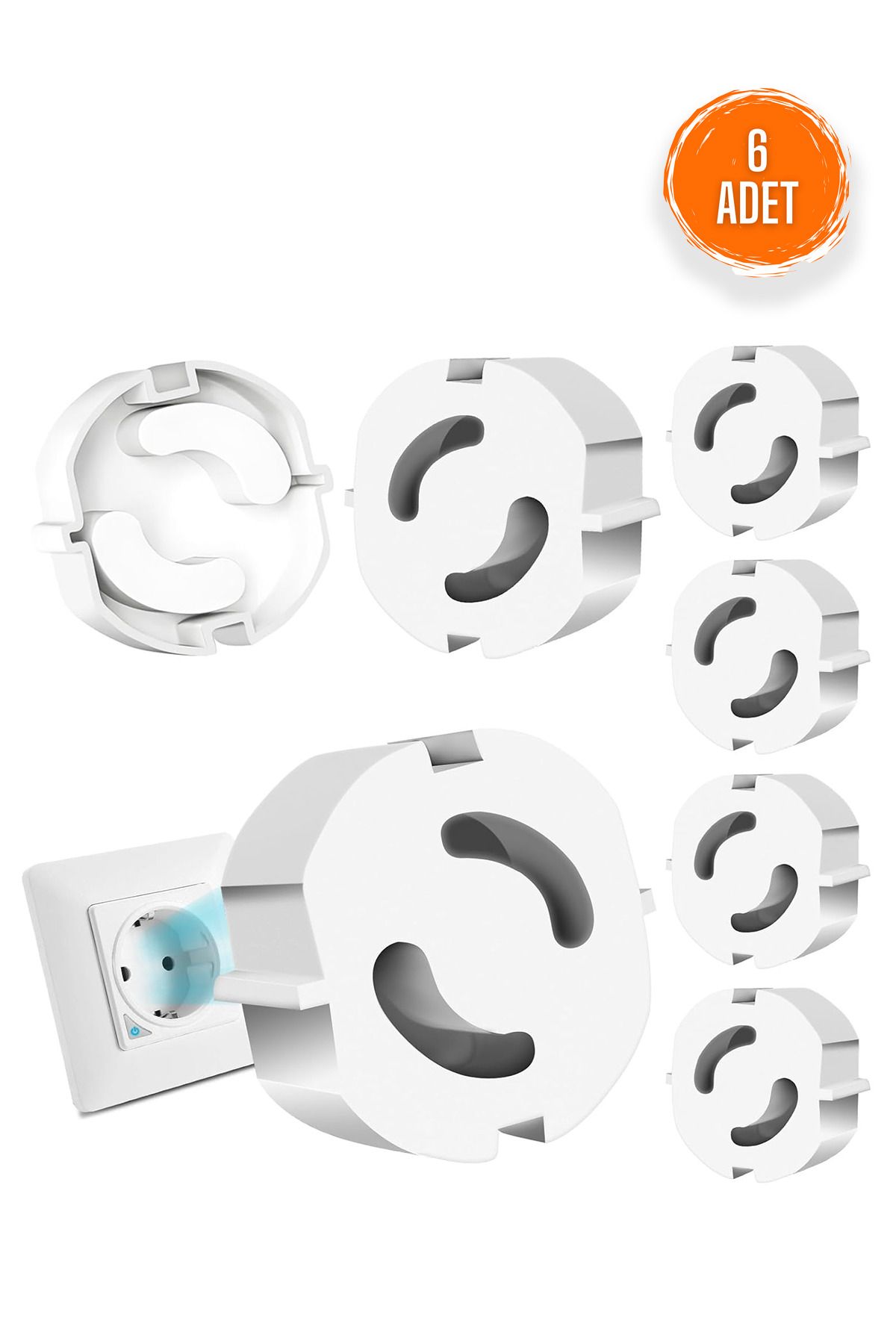 Baxters-Socket Child Lock 6 Socket Closer Single Multi Socket Current Prevention Apparatus Safety Lock Security 1