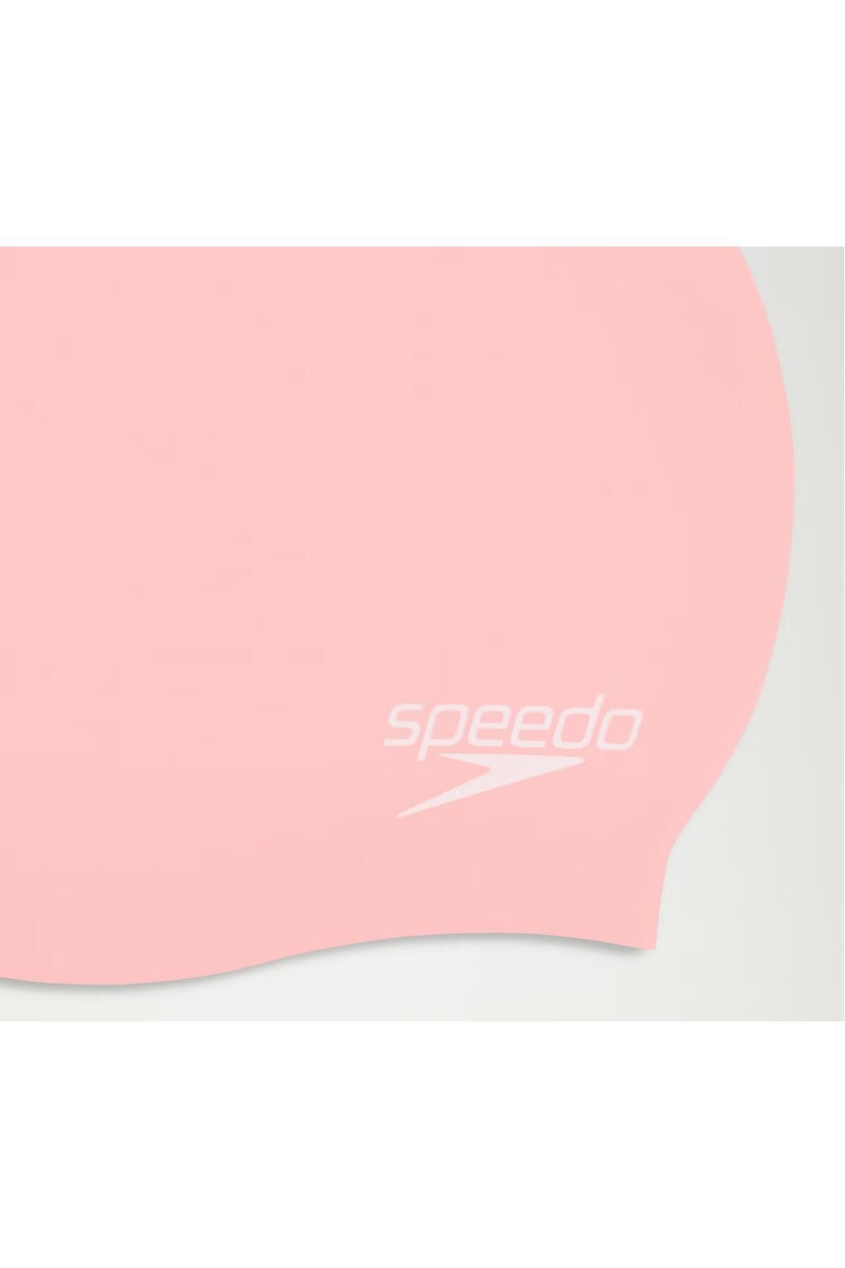 کلاه شنا صورتی مردانه و زنانه استخوان 8 سرعته SILC CA SPEEDO
