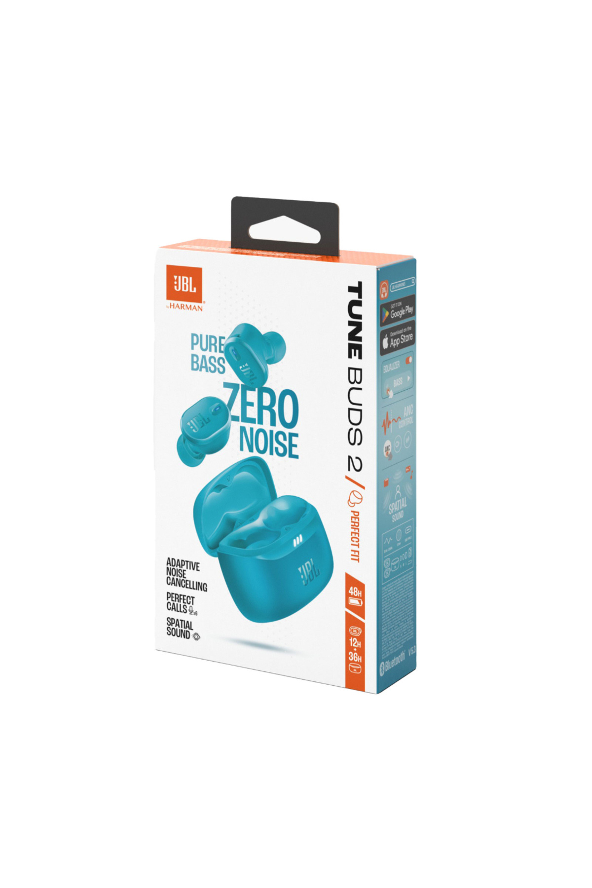 JBL-JBL Tune Buds 2 True Wireless Earbuds with Active Noise Cancellation and 12-Hour Battery Life, Teal 3