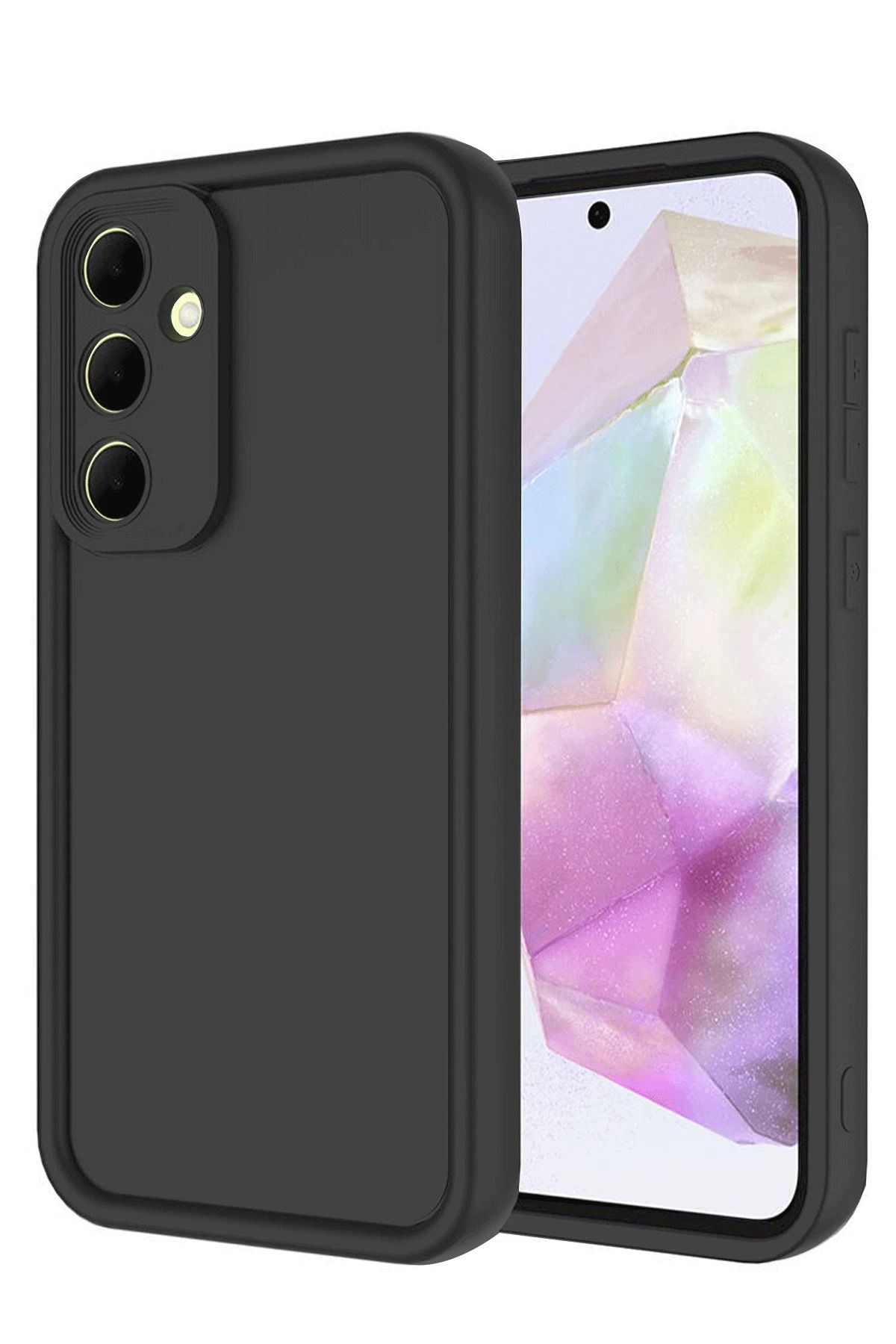 NewFace Samsung Galaxy A56 Kılıf Viera Silikon - Siyah GLSTD