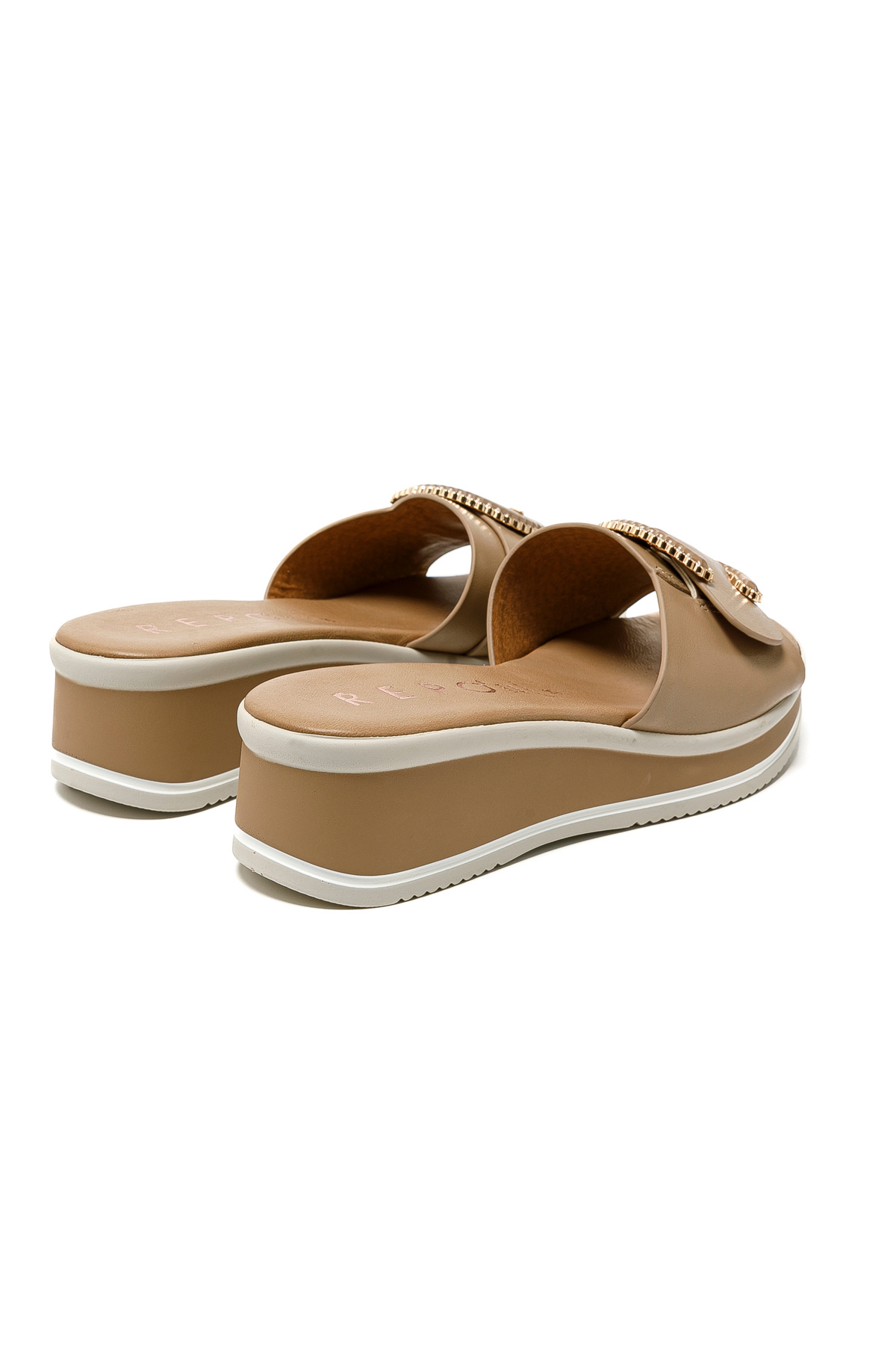 Repo-Women / Girls Slippers 12128-E5 Repo Beige 5
