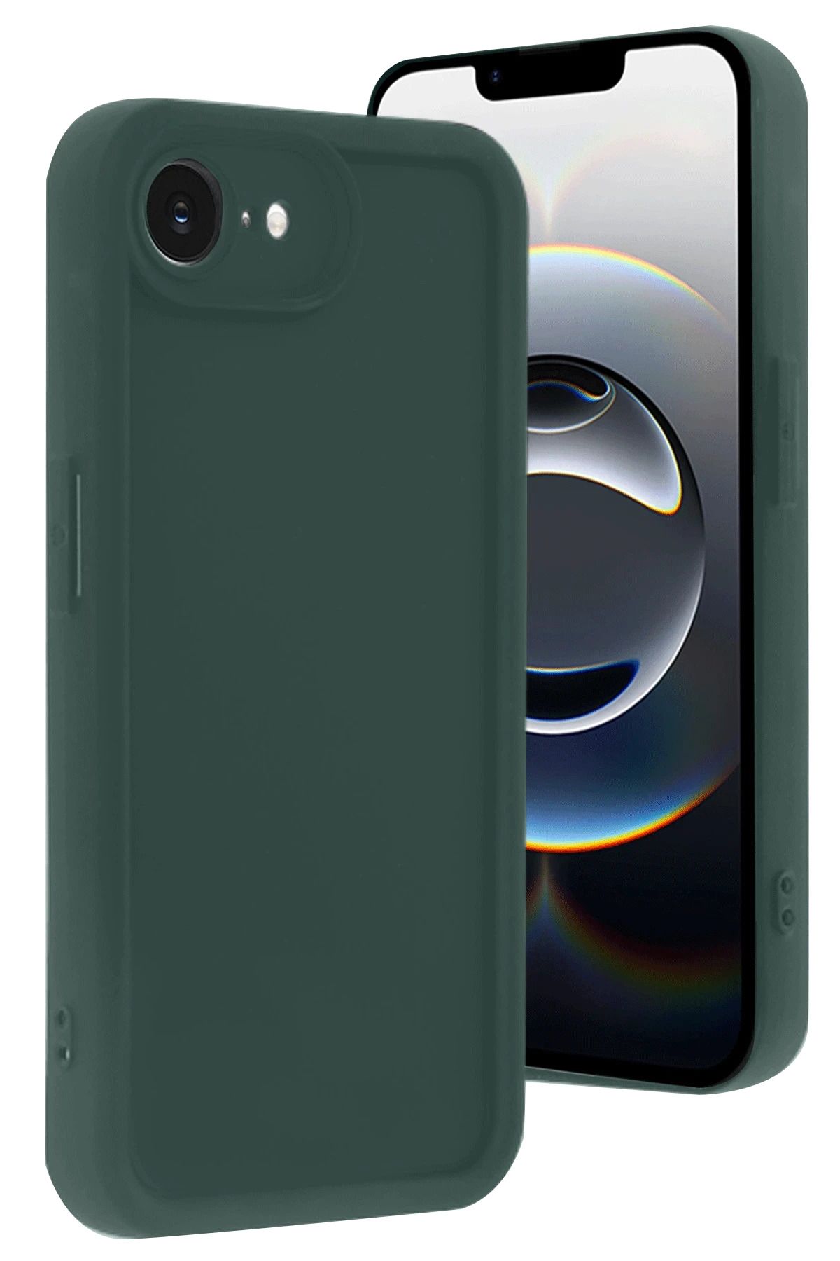 NewFace iPhone 16E Kılıf Viera Silikon - Koyu Yeşil NRMSA