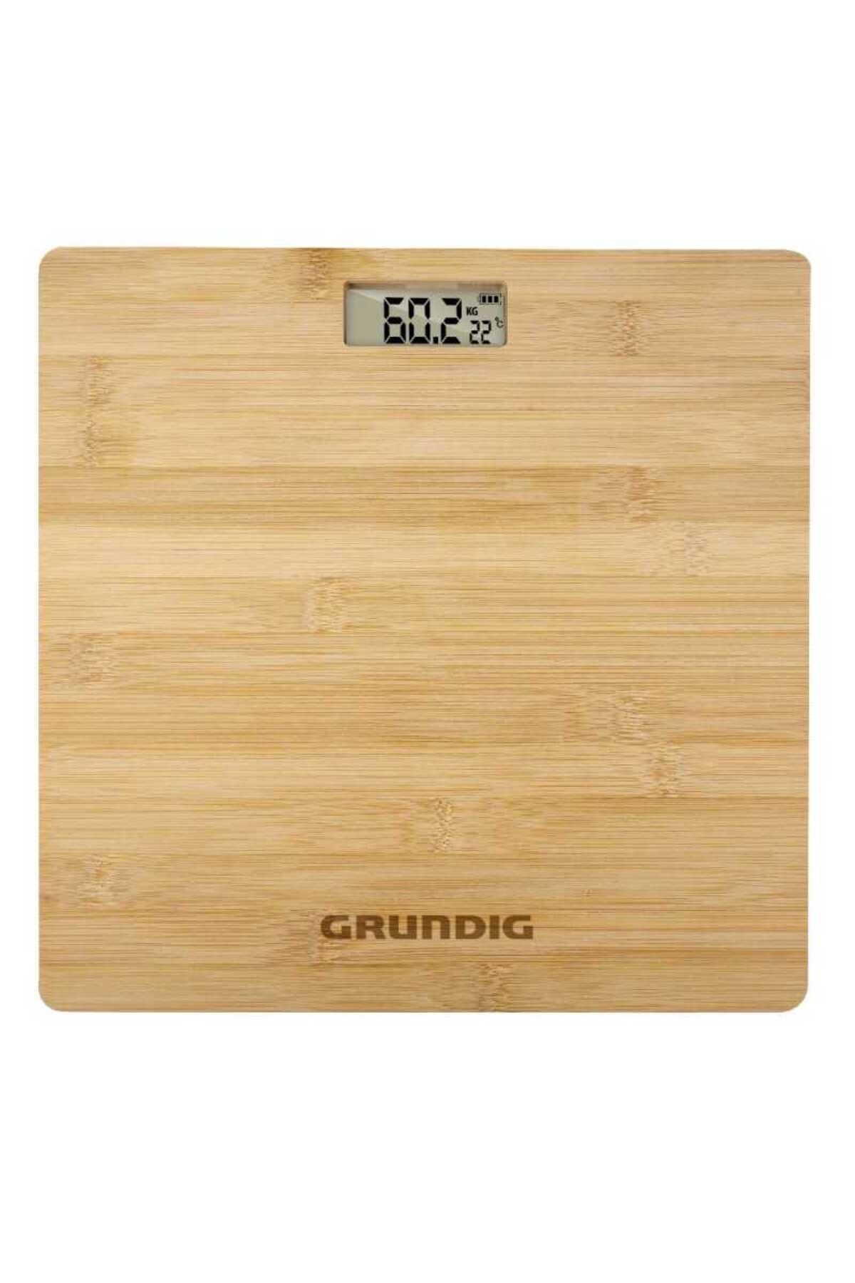 Grundig Cantar Personal Bamboo Digital 180 Kg - Mărime unică