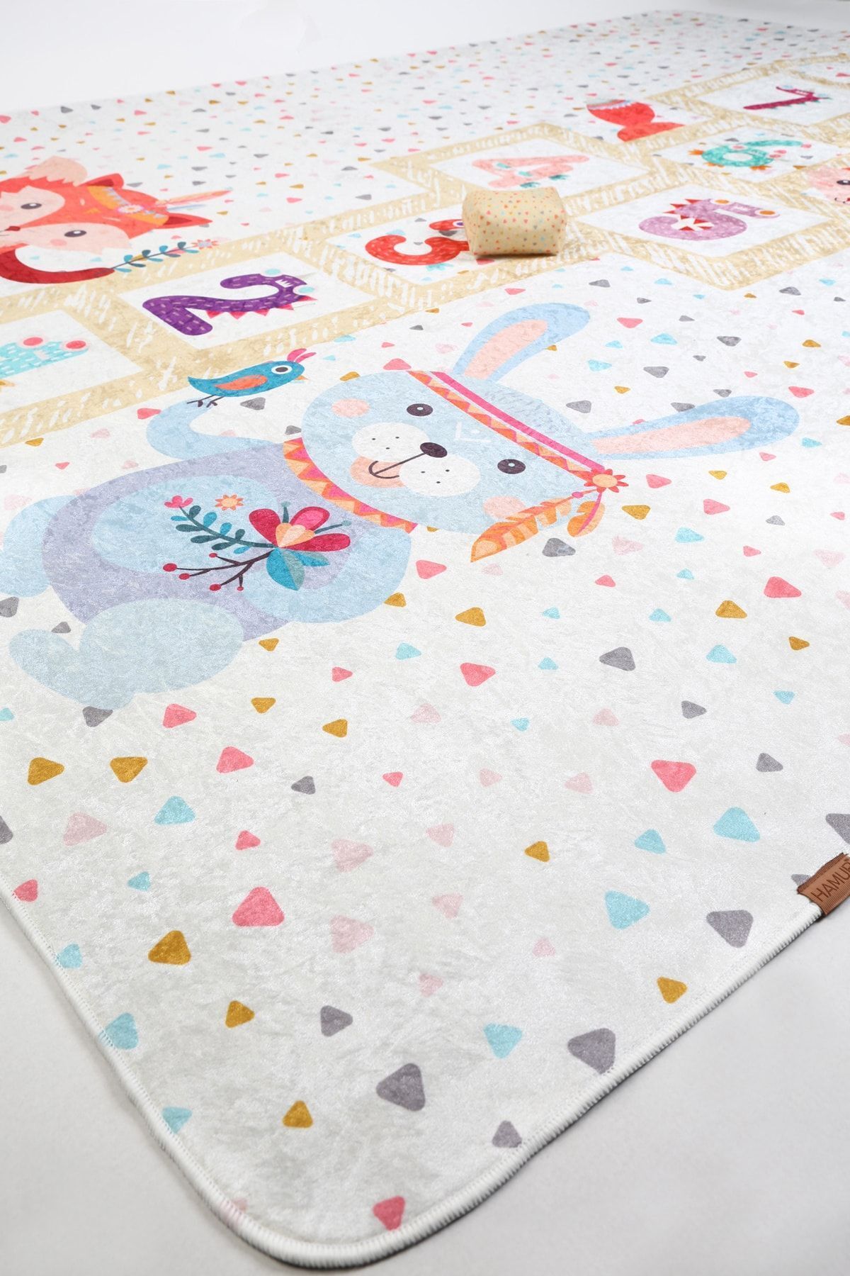 HAMUR Sek Sek Oyun Matı Bebek Çocuk Halısı Renkli Yenidoğan Yumuşak Aktivite Etkinlik Örtüsü fotoğrafı 4 (önizleme)