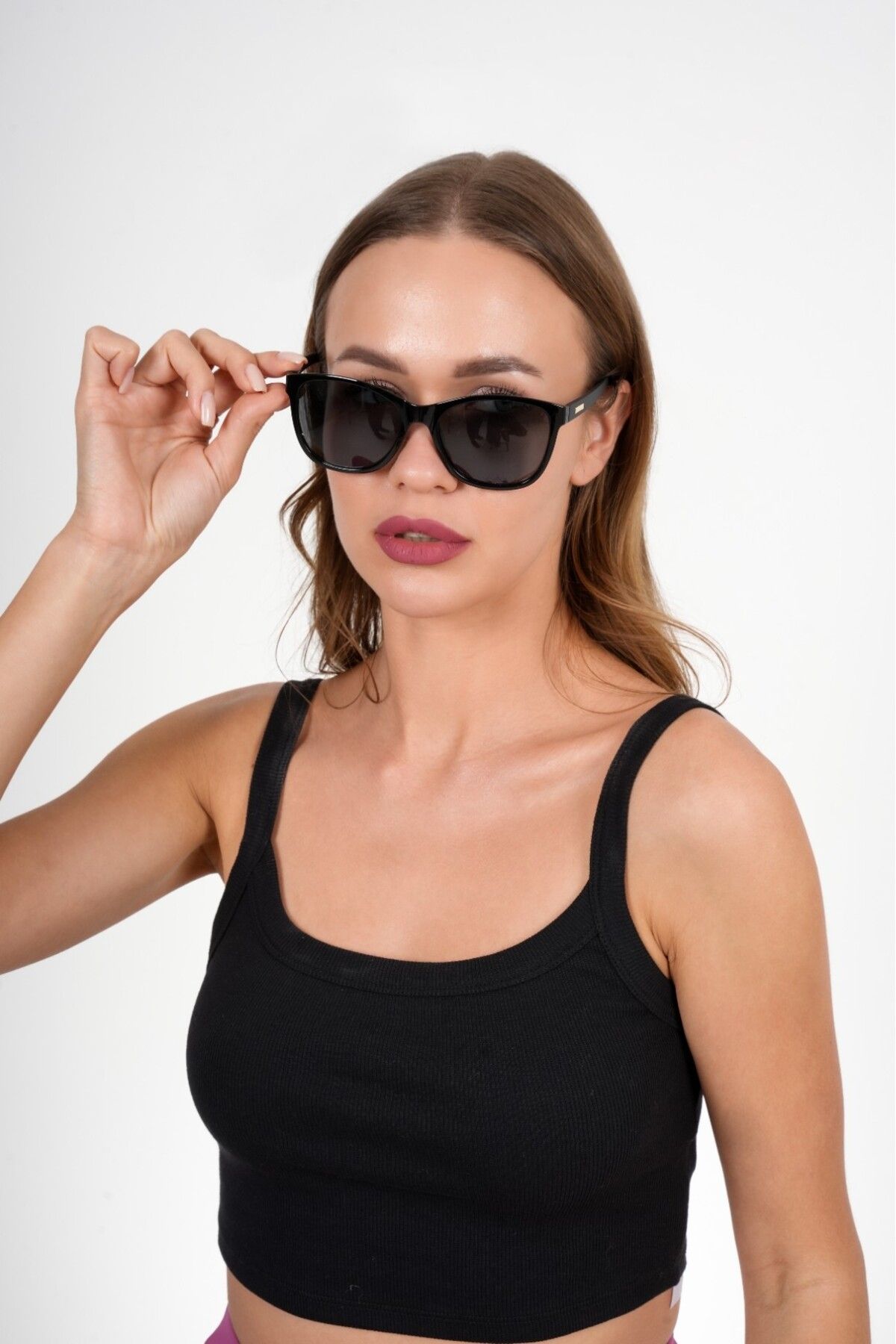 Optelli-Optelli Polarized 2810 C04 55 Sunglasses 2