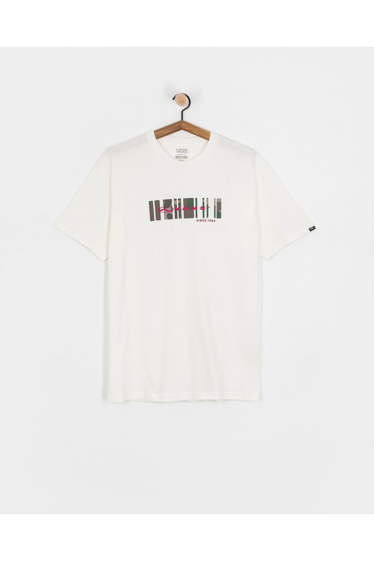 Vans-Scanner Ss Ecru Cotton T-Shirt 1