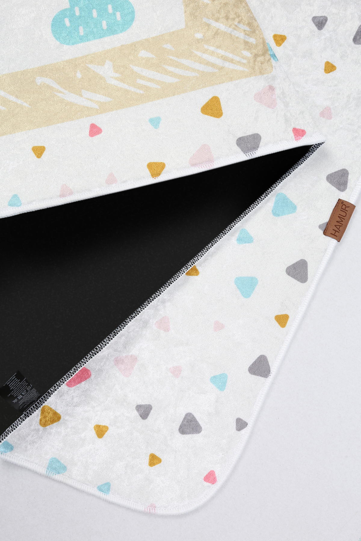 HAMUR Sek Sek Oyun Matı Bebek Çocuk Halısı Renkli Yenidoğan Yumuşak Aktivite Etkinlik Örtüsü fotoğrafı 7 (önizleme)