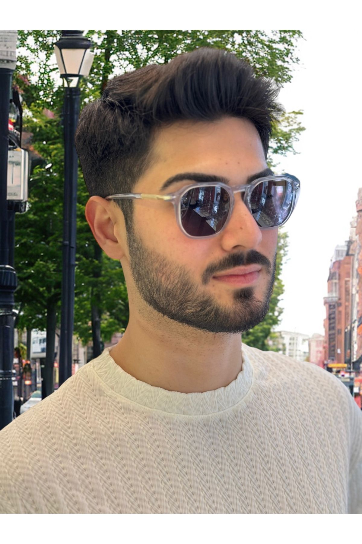 BLACK-8520 C5 52 Black Sunglasses 2