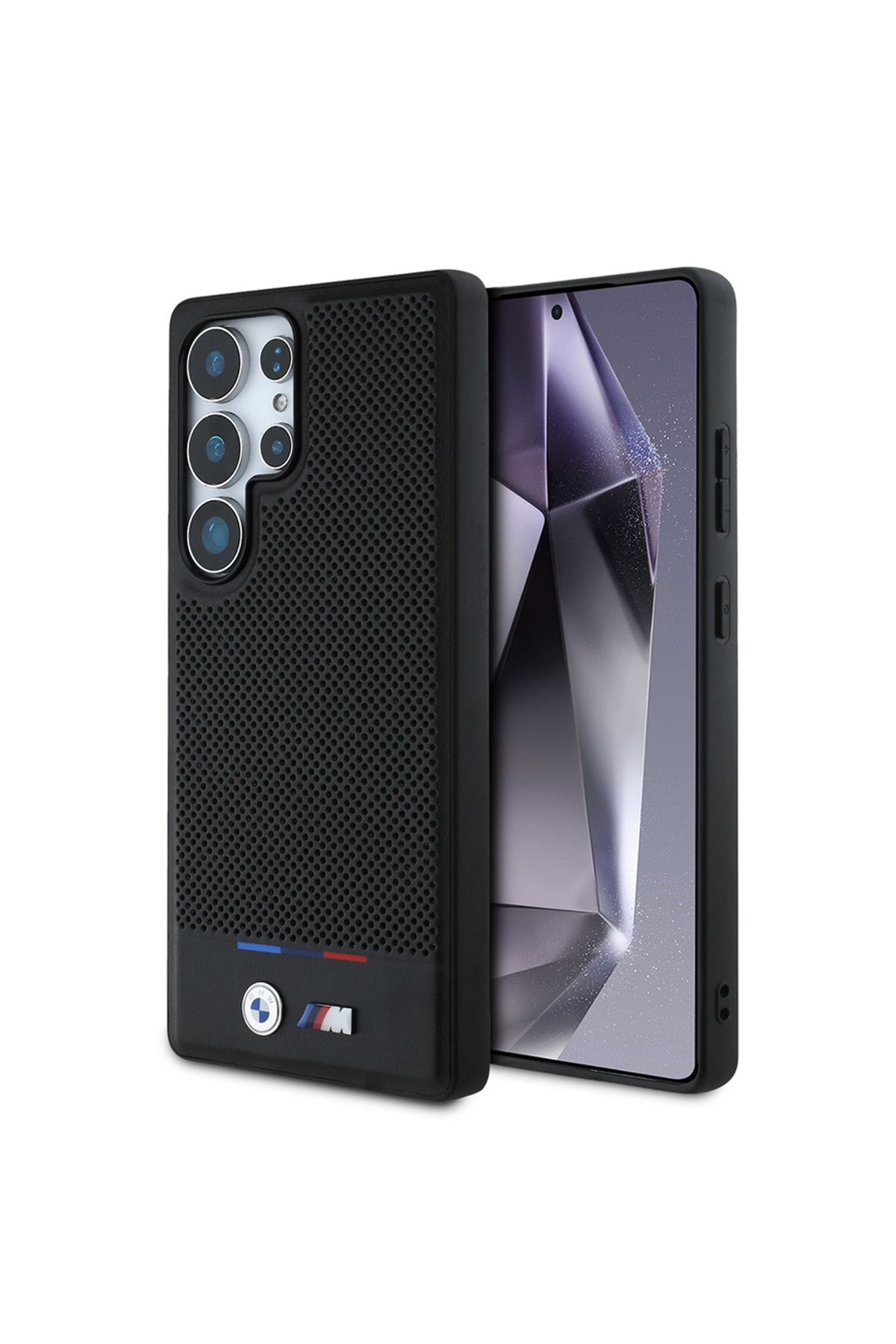 کاور و قاب GALAXY S25 ULTRA CASE دارای مجوز MAGSAFE سازگار با سه PU سیاه سوراخ شده راه BMW