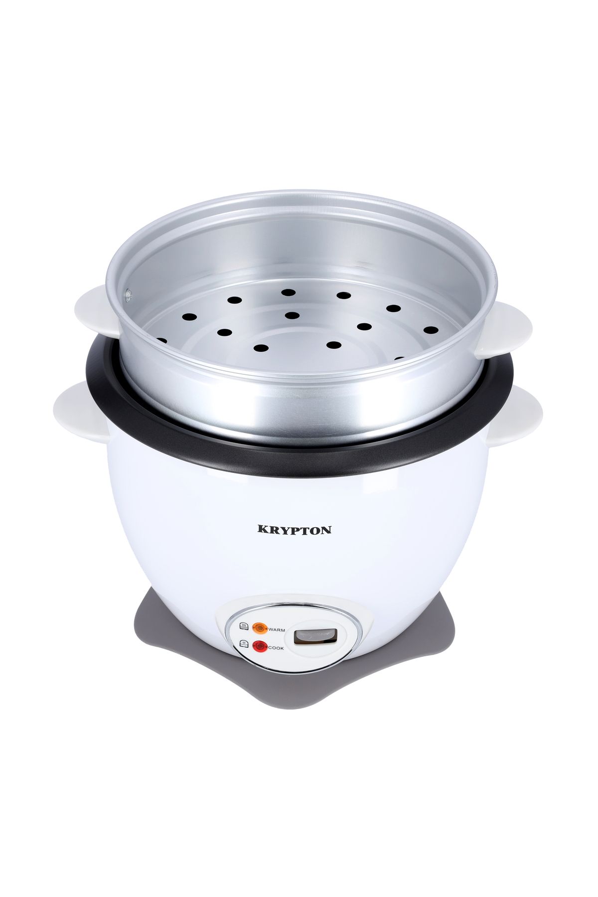 KRYPTON-Rice Cooker with Steamer - 700W, Non-Stick Pot, Automatic Cooking, Easy Clean, High-Temp Protection 2