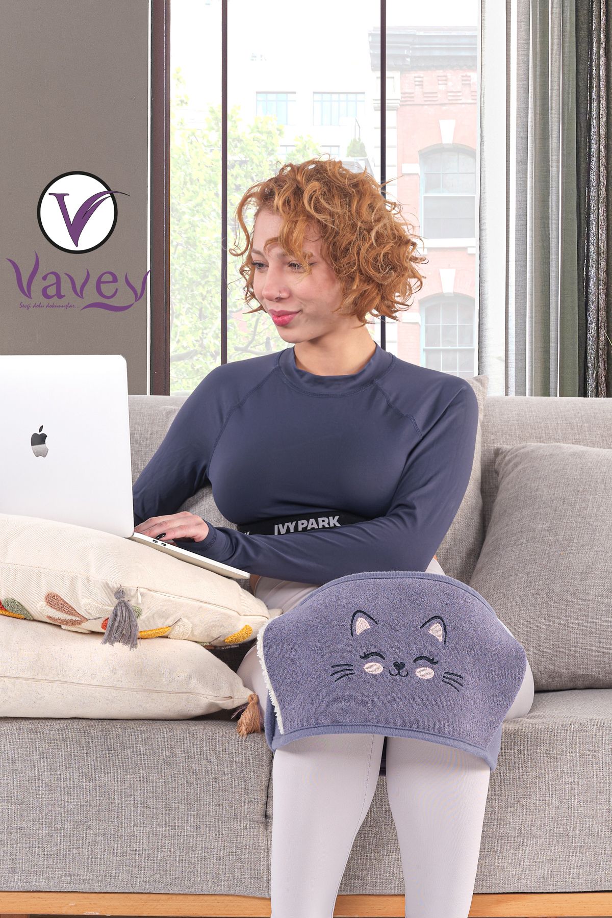 VAVEY Yeni Nesil Sıcak Soğuk Termojel Hediyeli Regl Kemeri Kedicik Model