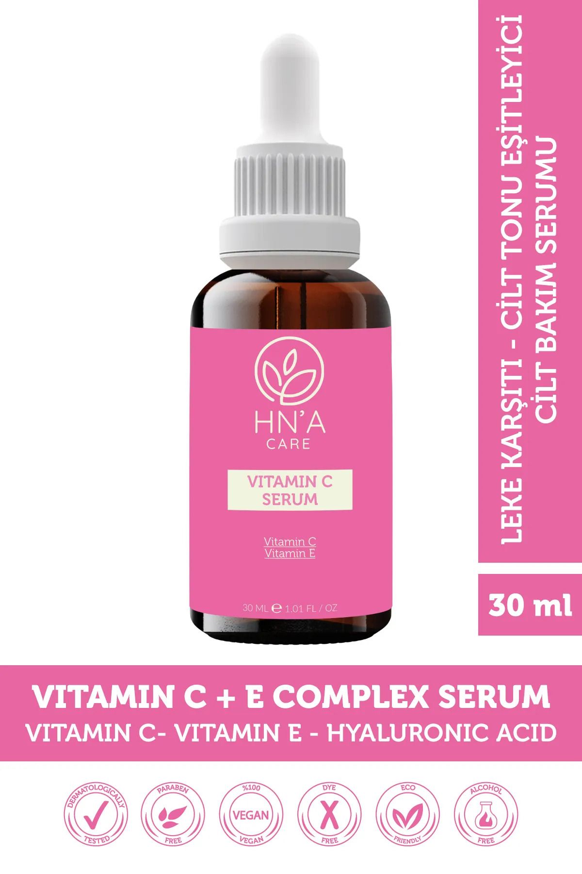 HN'A CARE Aydınlatıcı Canlandırıcı ve Ton Eşitleyici C Vitamini Serumu 30ml