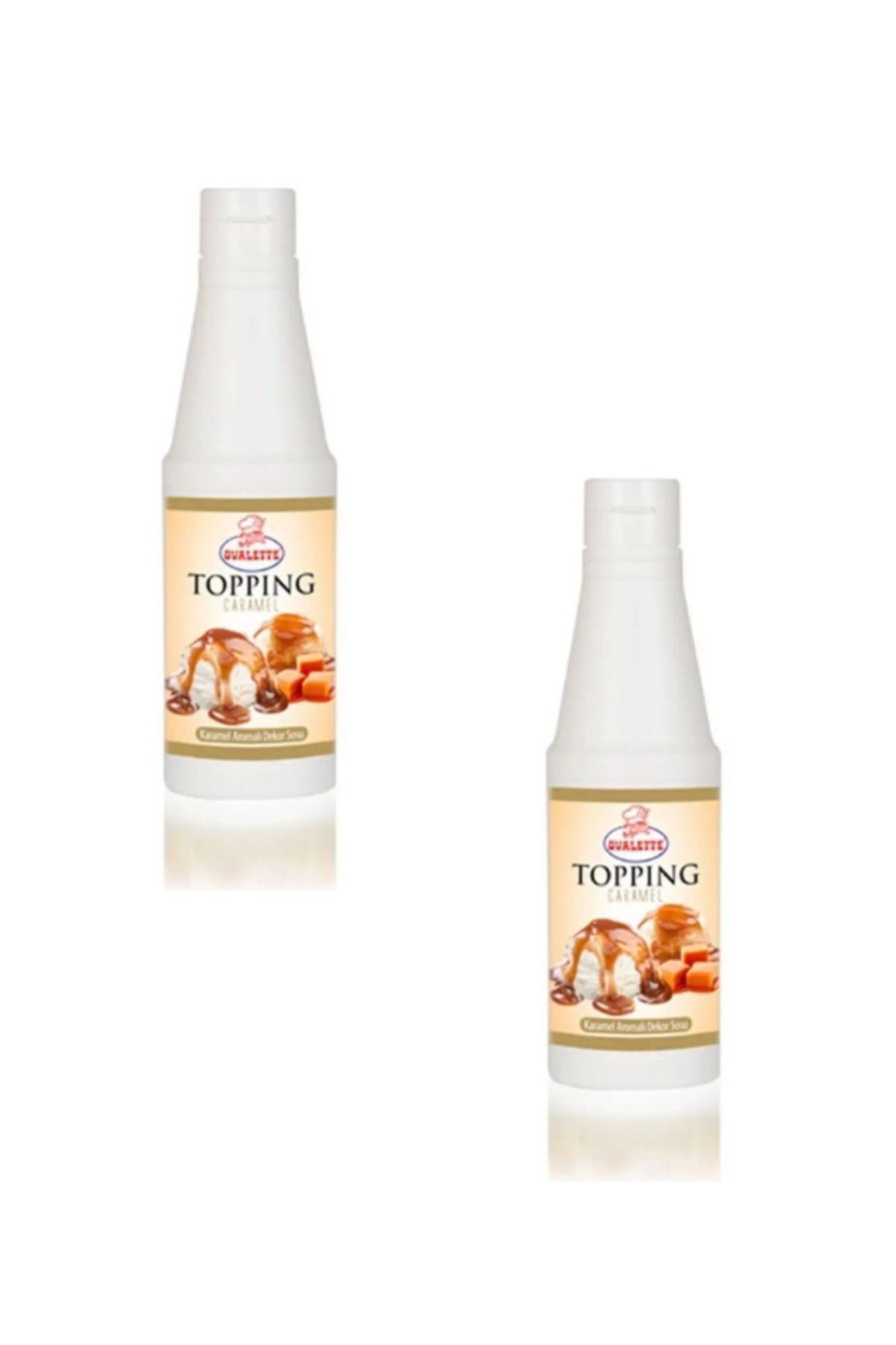 ovalette Karamelli Topping Dekor Sos 1 Kg x2