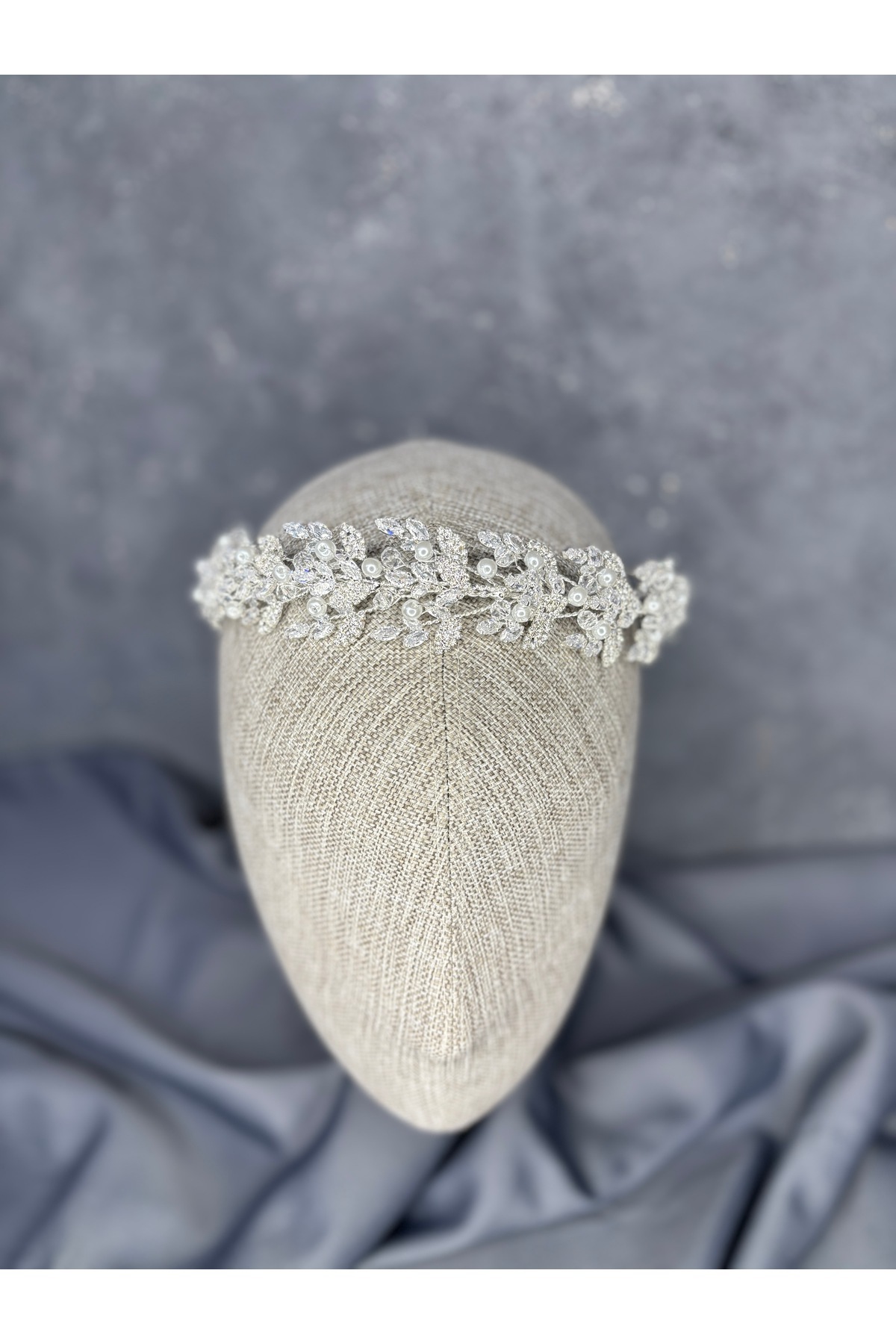 Arabella Sparkling Zircon Princess Bridal Crown Crown and Turban Accessory