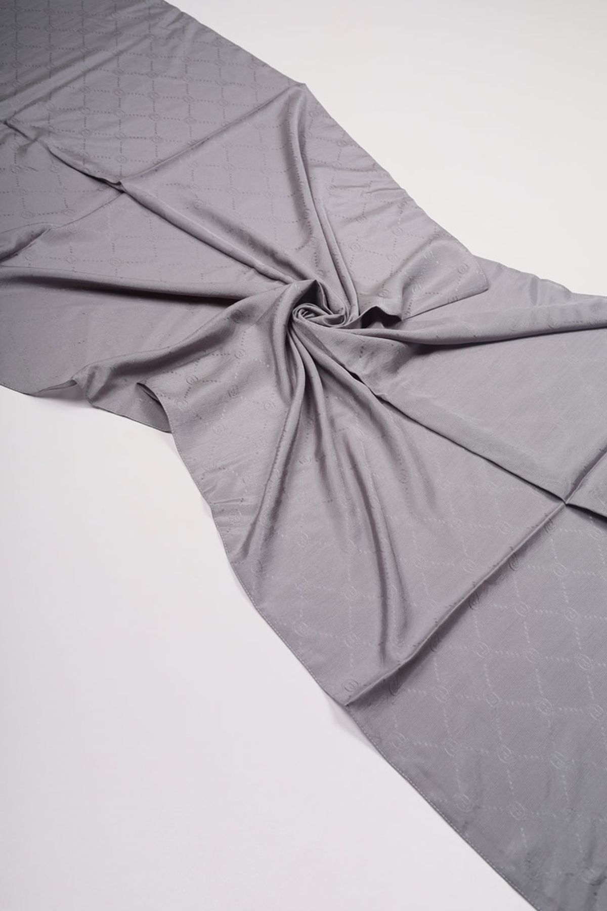 PİRAMİT-Pyramid Monogram Flush Shawl - Pattern-06 - Color-14 1