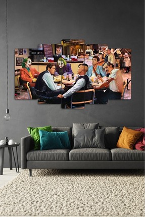 EVLOYA Efsane Filmler Tek Masada - Joker, Scarface, Peaky Blinders - 5 Parçal...