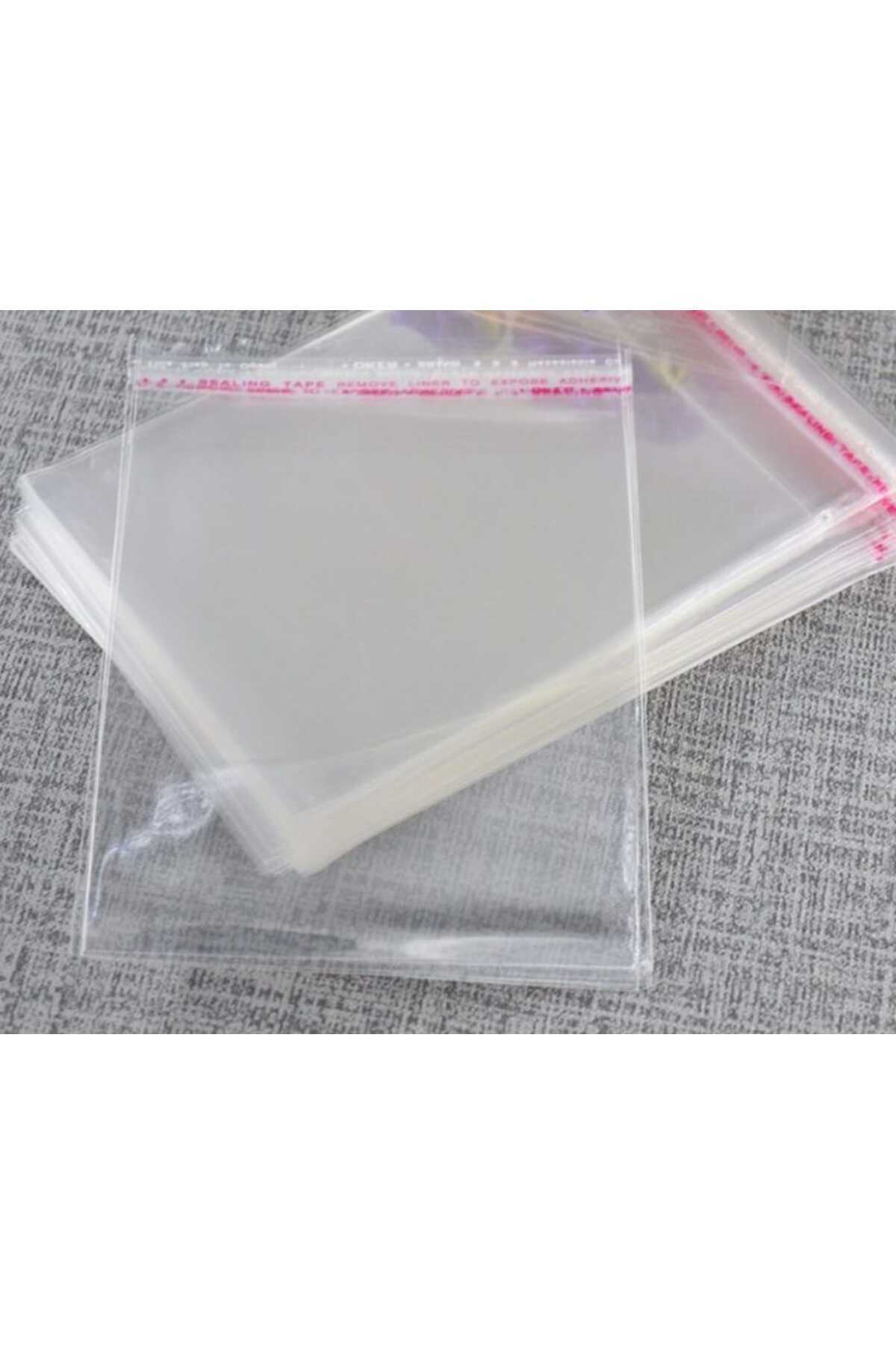 BAKOM AMBALAJ 45 X 65 20 ADET Bantlı Şeffaf Jelatin Poşet (Kıyafet Çeyiz Poşeti)