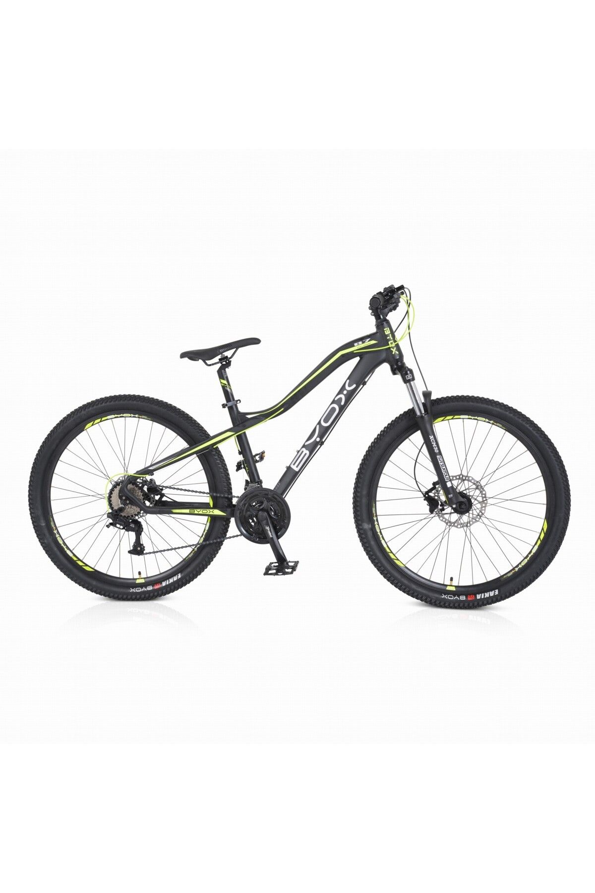 OEM Bicicleta Copii Cu Cadru Din Aluminiu, Byox Alloy 27.5“ Inch, 24 Viteze, Schimbator Fata Si Spate - One Size