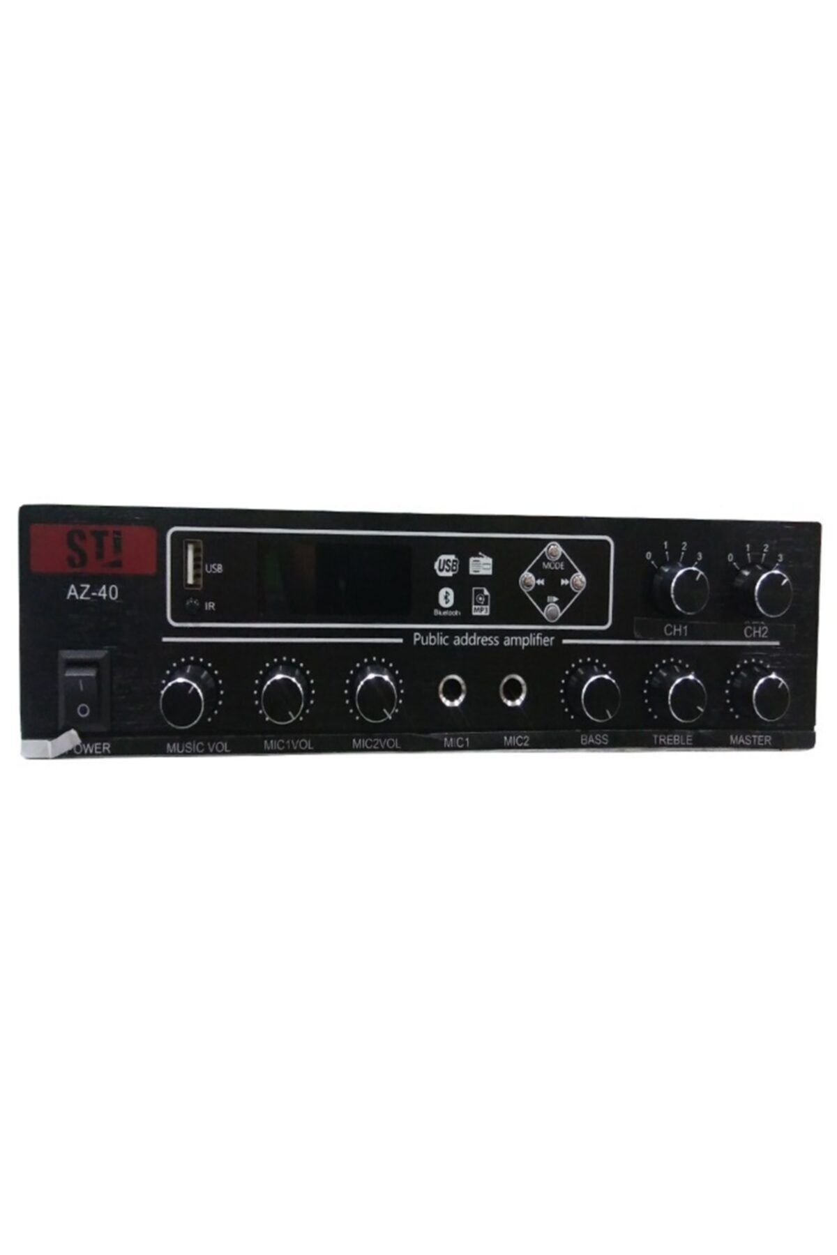 Genel Markalar Stı Az-40 2x80w Trafolu Bluetooth Usb Çift Çıkış