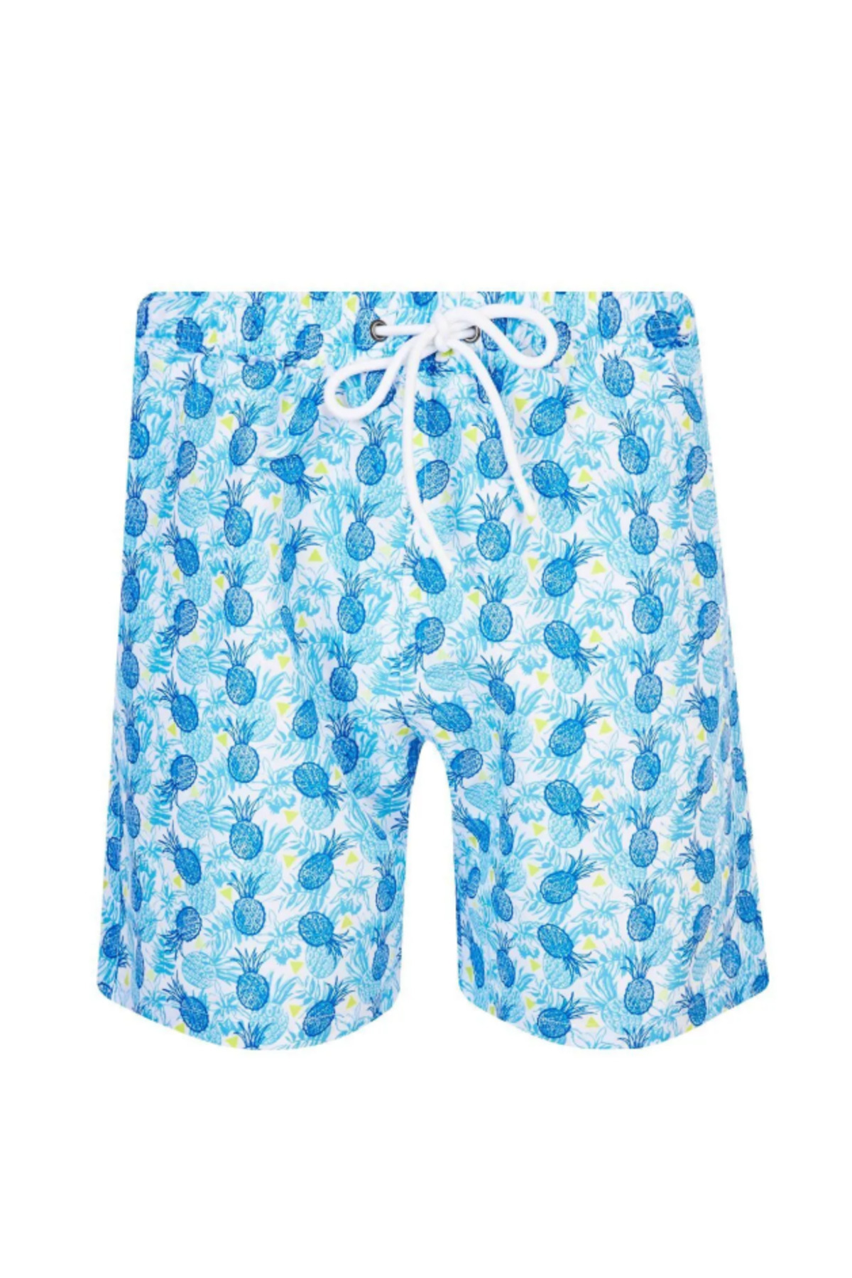 REMSA-Pantaloni scurți pentru bărbați Ross S260 cu model albastru pentru mare și piscină 3