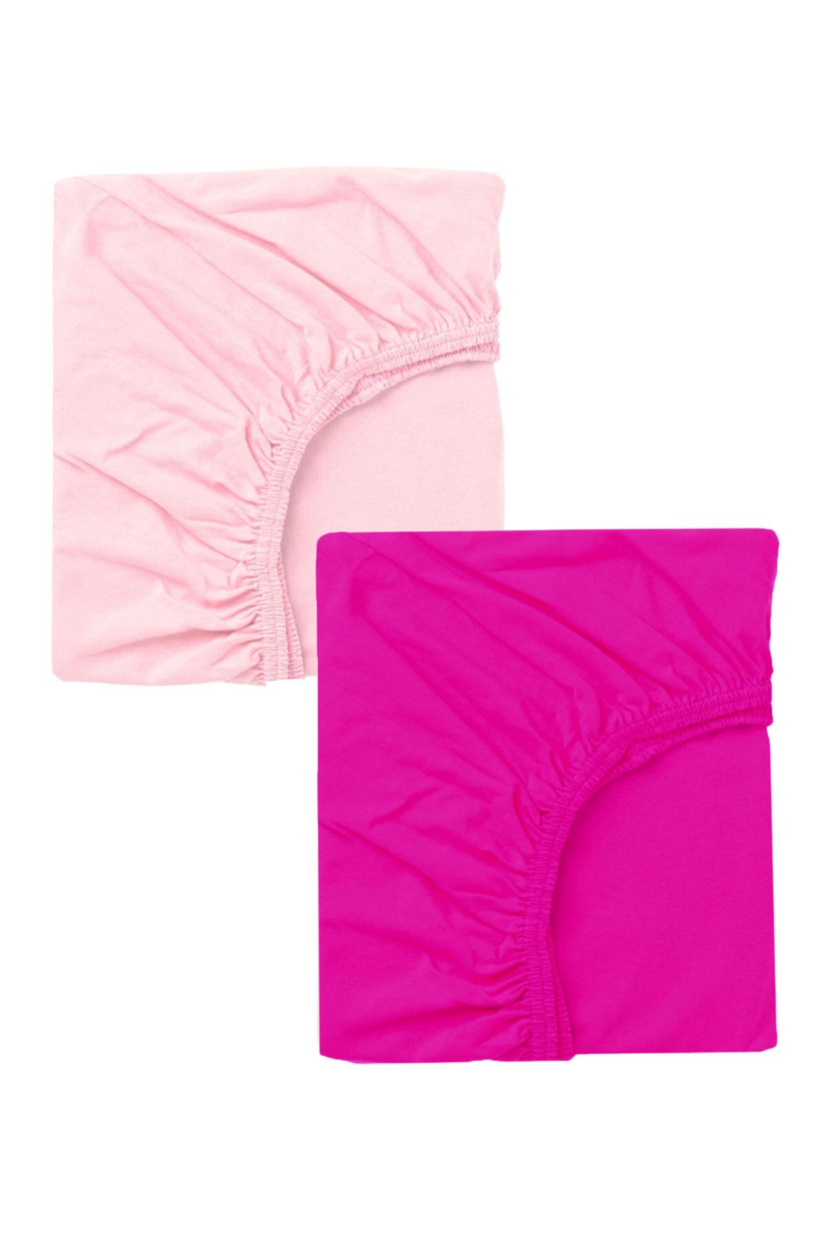 EFFE 2 Adet 70 X 120 X 20 Cm Lastikli Penye Kumaş Bebek Çarşafı