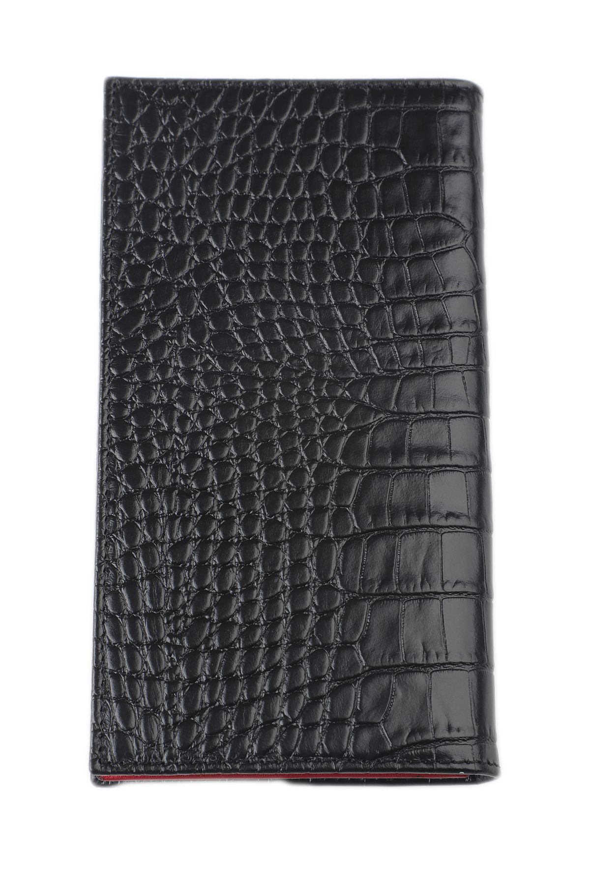 کیف پول مردانه چرمی سیاه و سفید در 17.8X10X2 سانتی متر Aclass