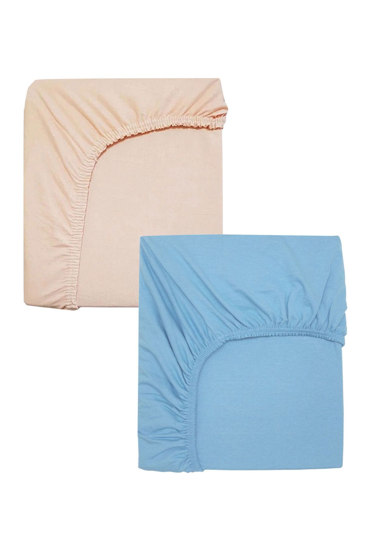 EFFE 2 Adet 70 X 120 X 20 Cm Lastikli Penye Kumaş Bebek Çarşafı
