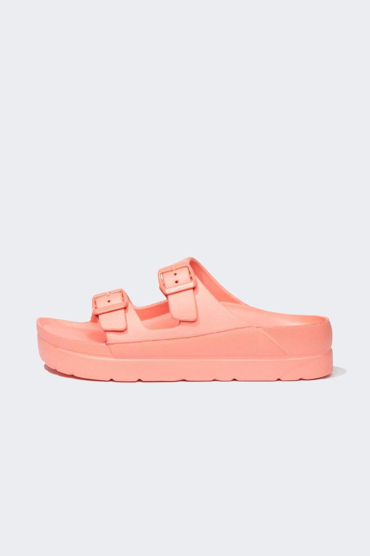 DeFacto-High Sole Double Banded Women's Eva Slippers - C0701AX24SM 3