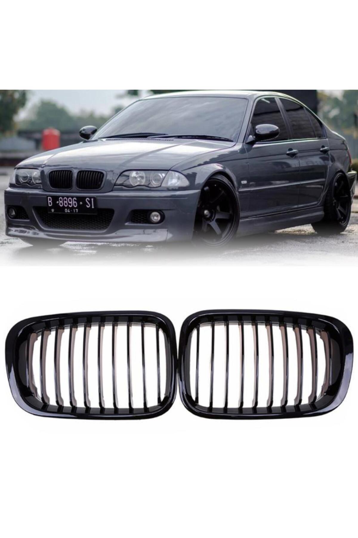 gkl Bmw 3 Serisi E46 Sedan Ön Panjur Seti Parlak Siyah 1998-2001