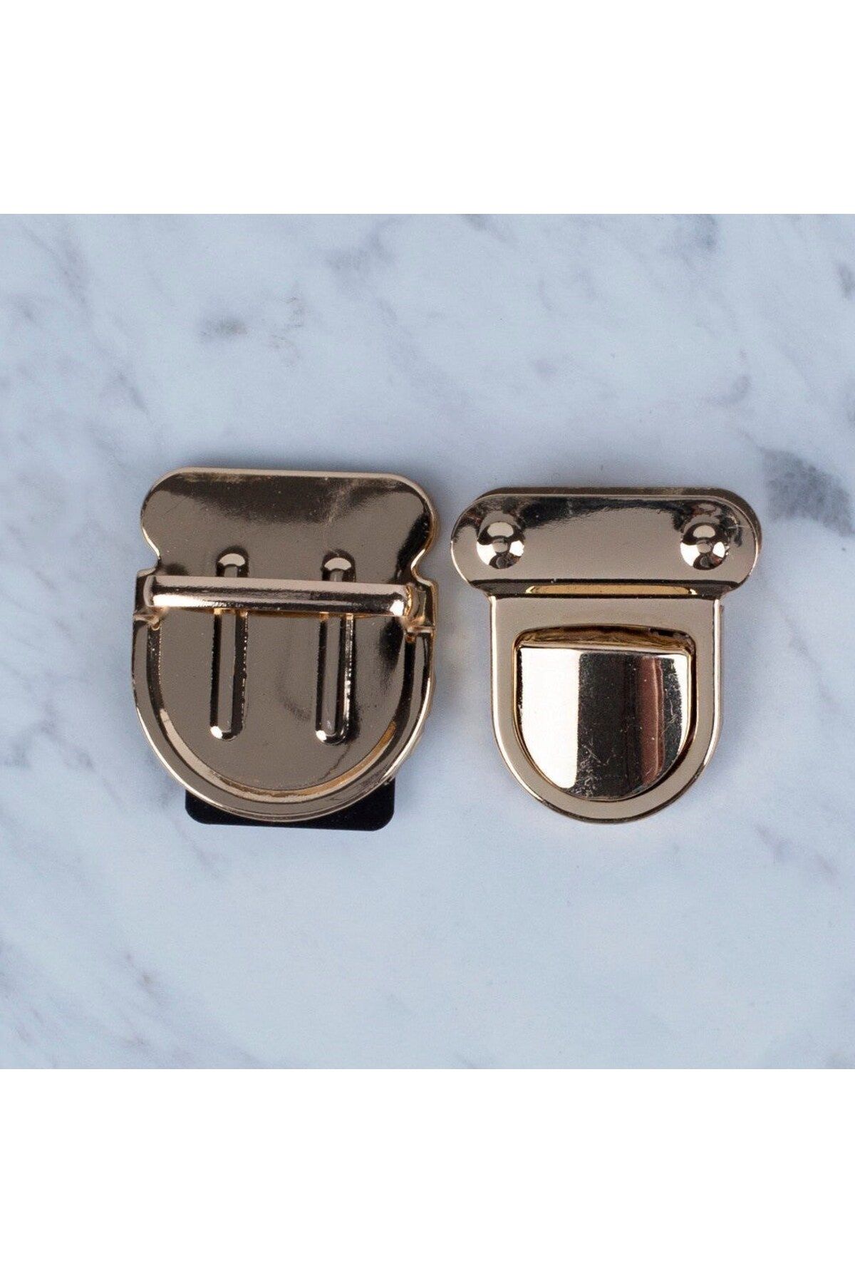KfksStore Loren Metal Çanta Kilidi Büyük Sarı