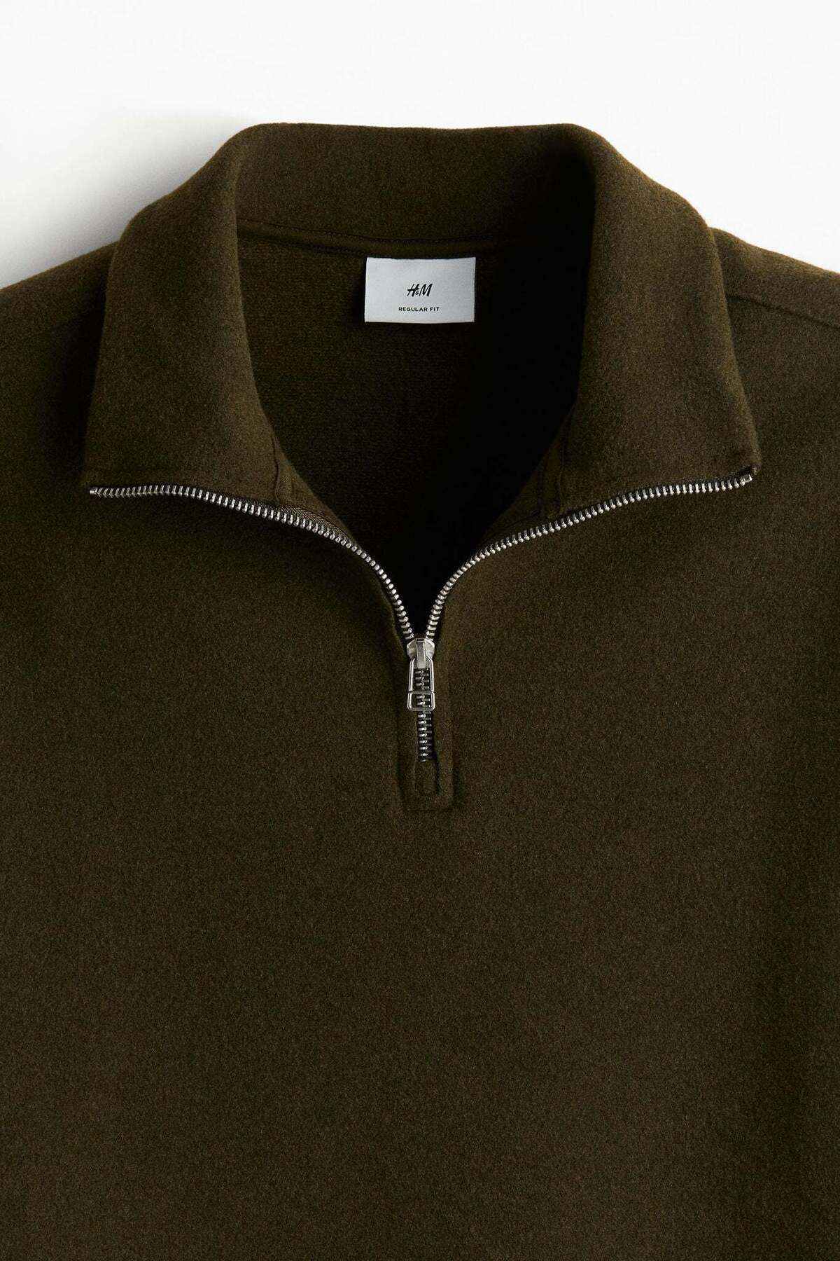 H&M-Regular Fit Zip-top turtleneck jumper 5