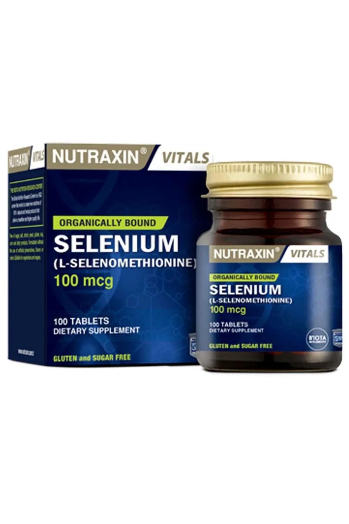 Nutraxin-Selenium 100 Mcg 100 Tablets 3