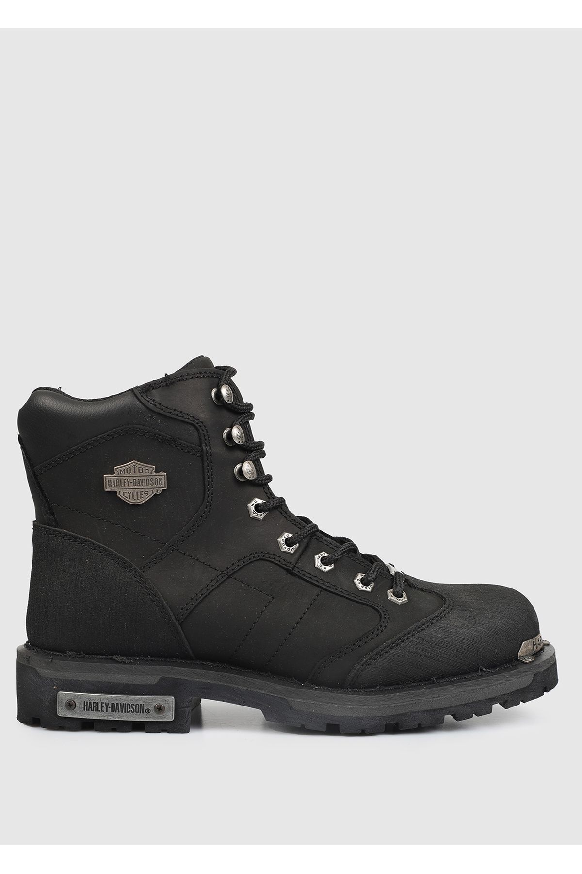 چکمه چرمی مردانه مشکی کلمنته 025m100530 Harley Davidson