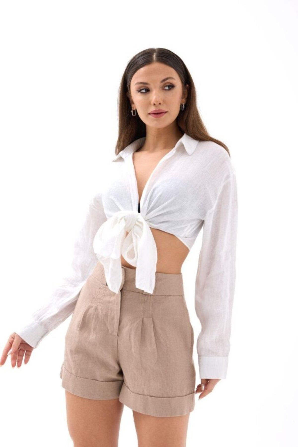 passense-7303 Shorts-Mink 5