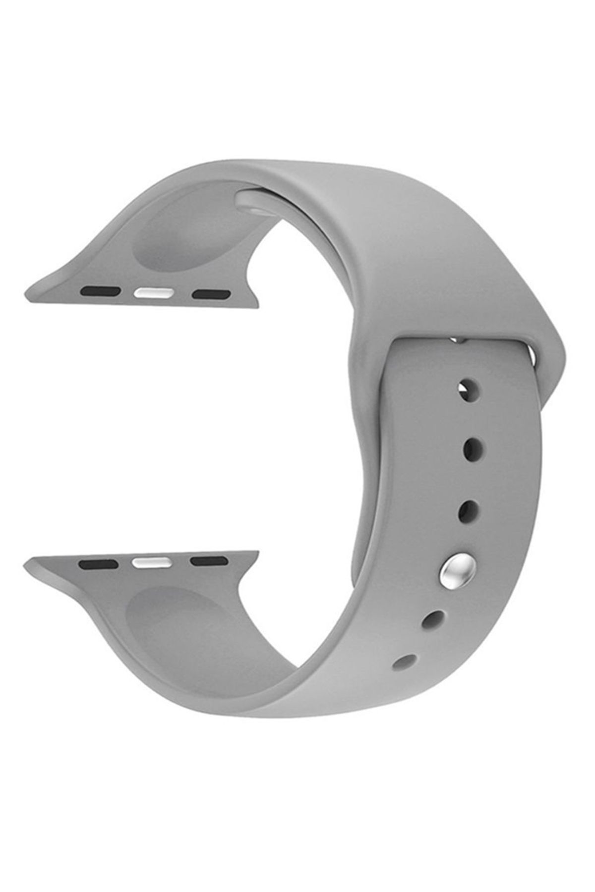 Pİ GLOBAL Akıllı Saat Silikon Kordon 42/44 Mm Gri