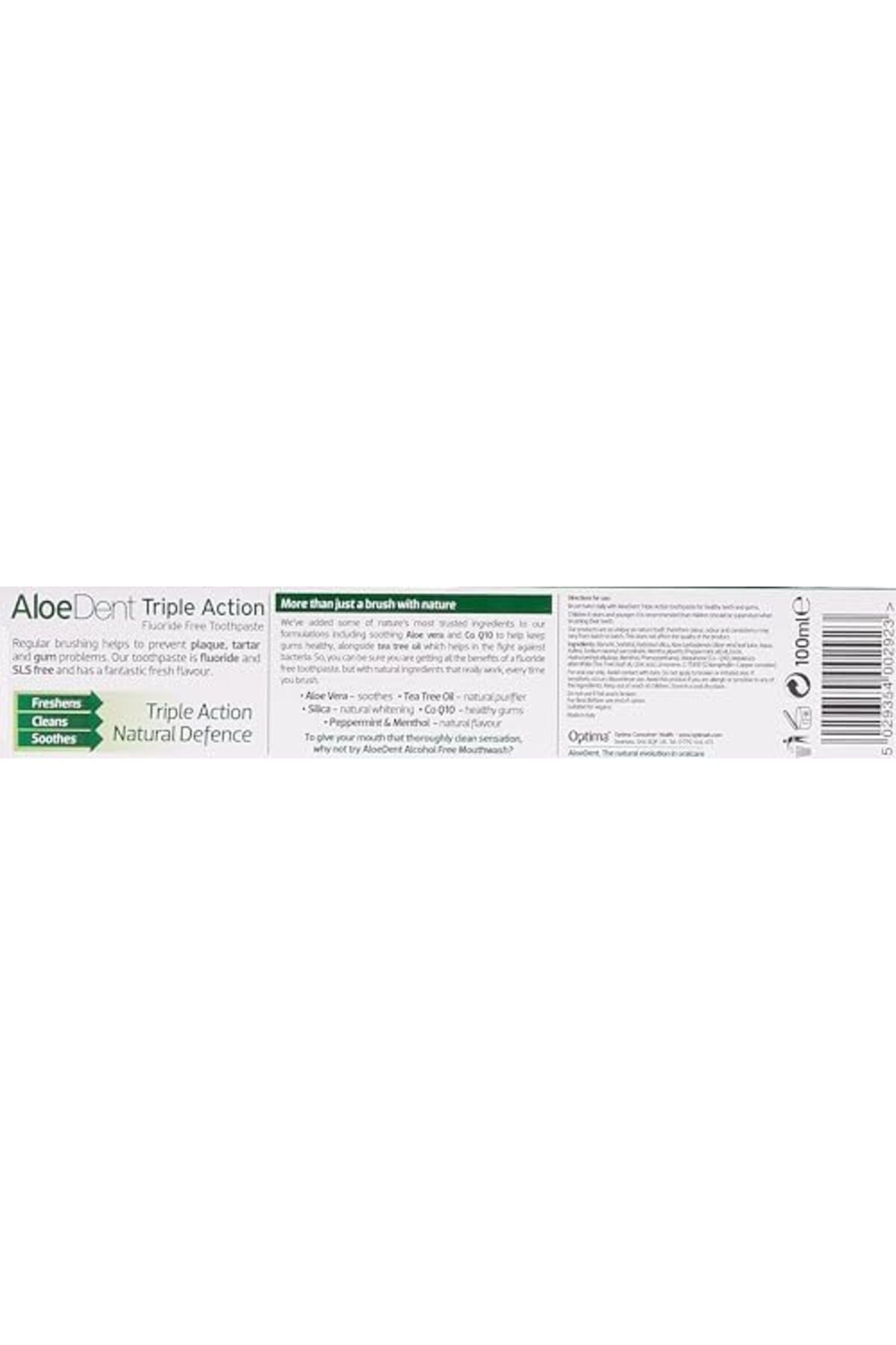 AloeDent-ALOE DENT TRIPLE ACTION TOOTHPASTE 100ML 8