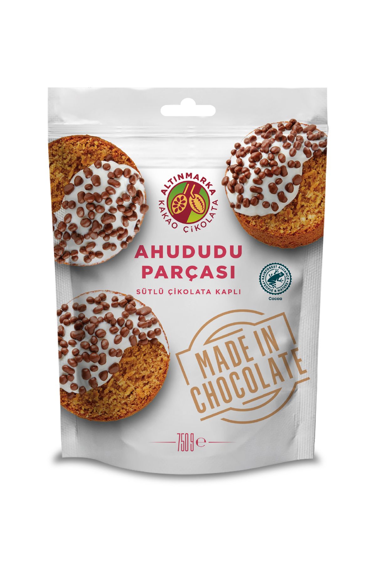 Altınmarka Sütlü Çikolata Kaplı 750gr Ahududu Parçası