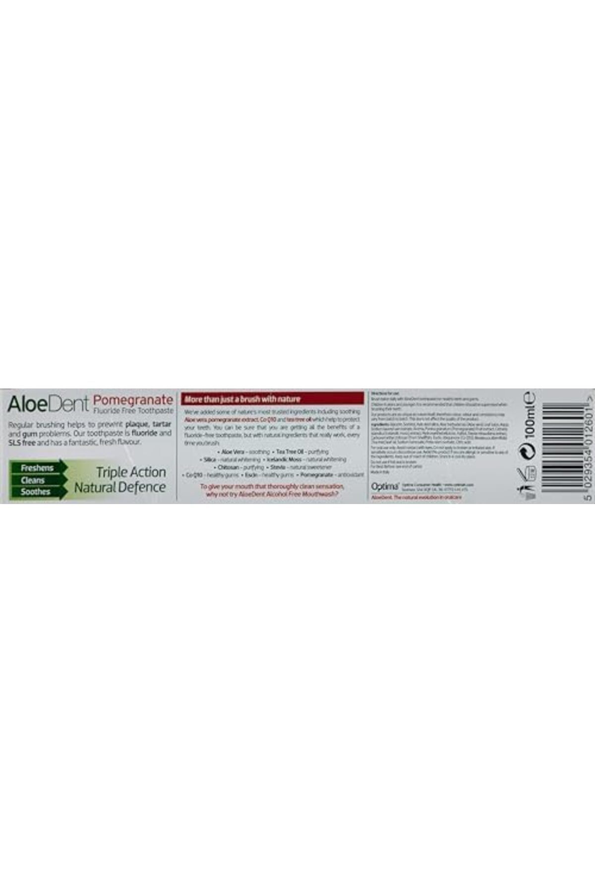 AloeDent-Aloe Dent Triple Action Pomegranate Toothpaste, 100 ml 4