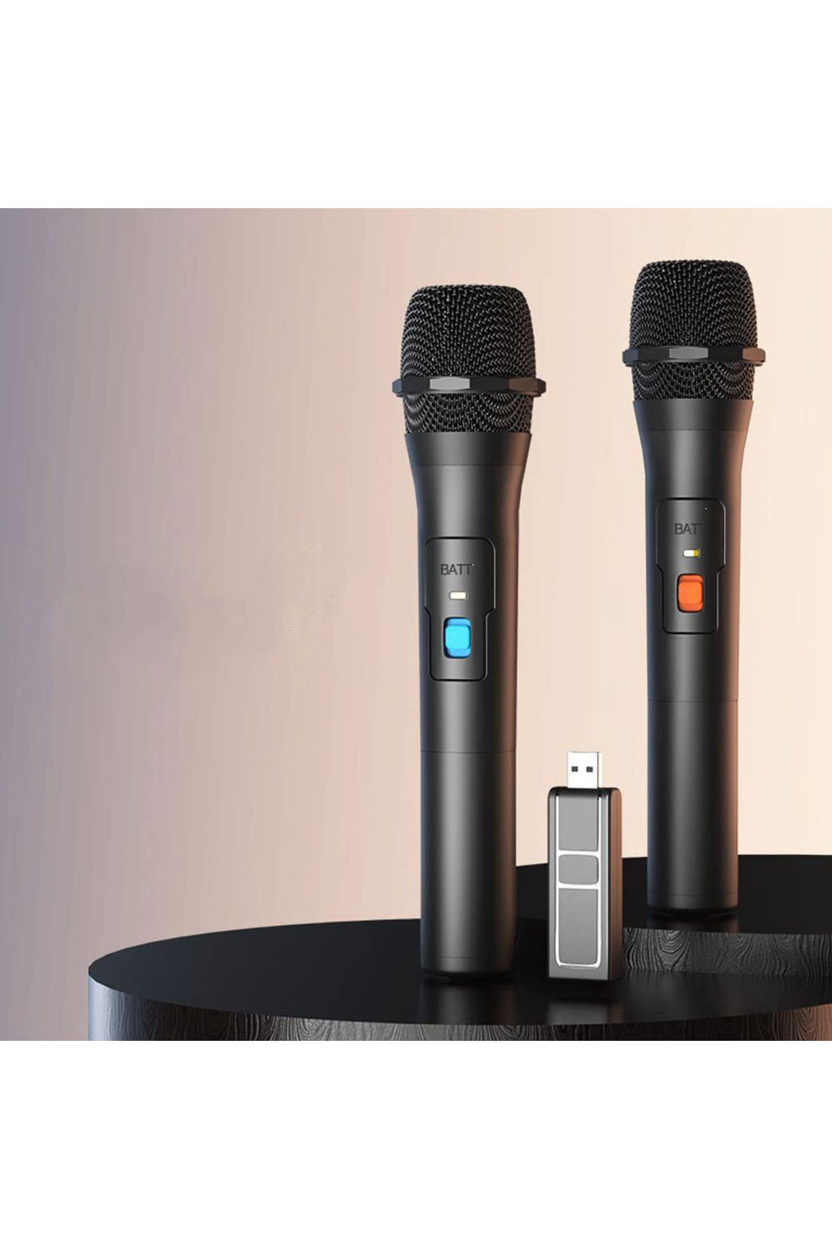FlashHawk-Wireless Microphone,Universal Handheld Karaoke Mic Speaker, Over 110 DB Cordless Microphone 5