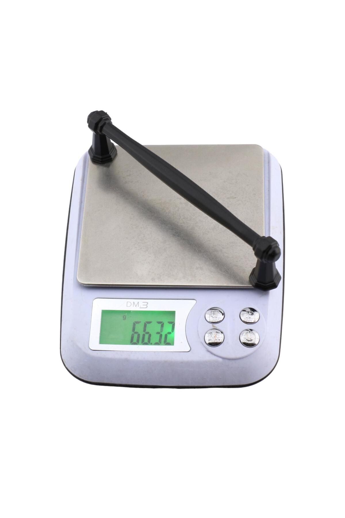 Badem10-Metal Negru Mobilier Metal Negru 128MM 12.8CM Dulap Sertar Bucătărie 5