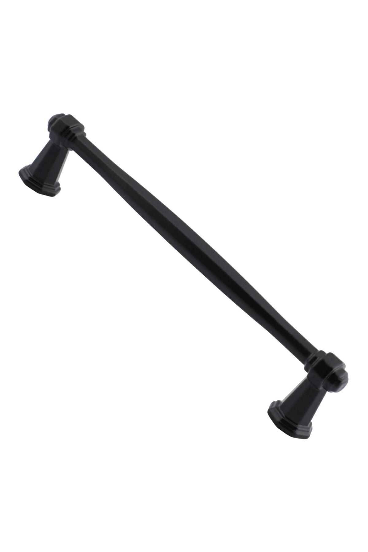Badem10-Metal Negru Mobilier Metal Negru 128MM 12.8CM Dulap Sertar Bucătărie 7