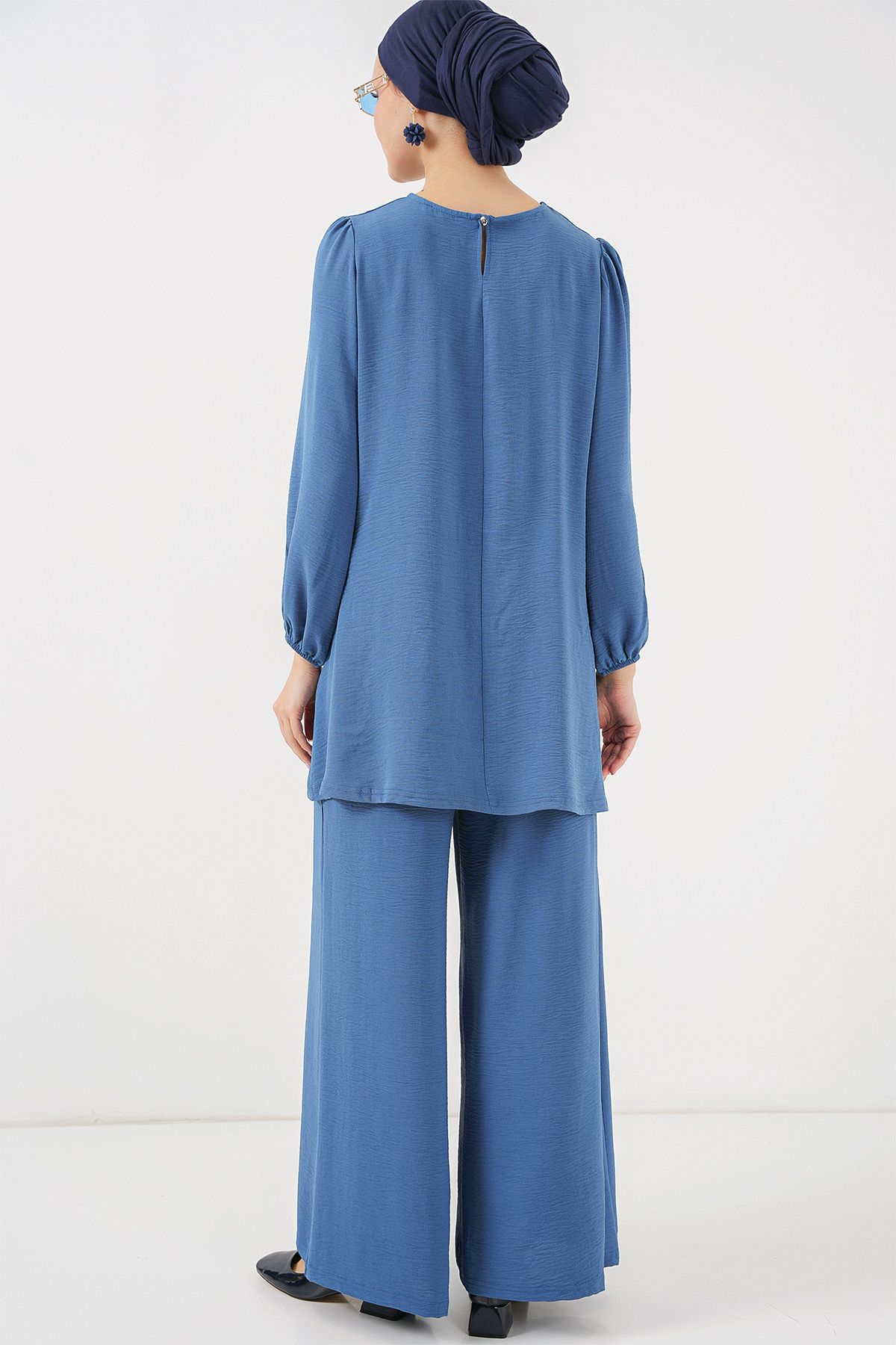 Bigdart-Γυναικείο Σετ Παντελόνι Ayrobin Tunic Bottom Top 6712 - Indigo 6