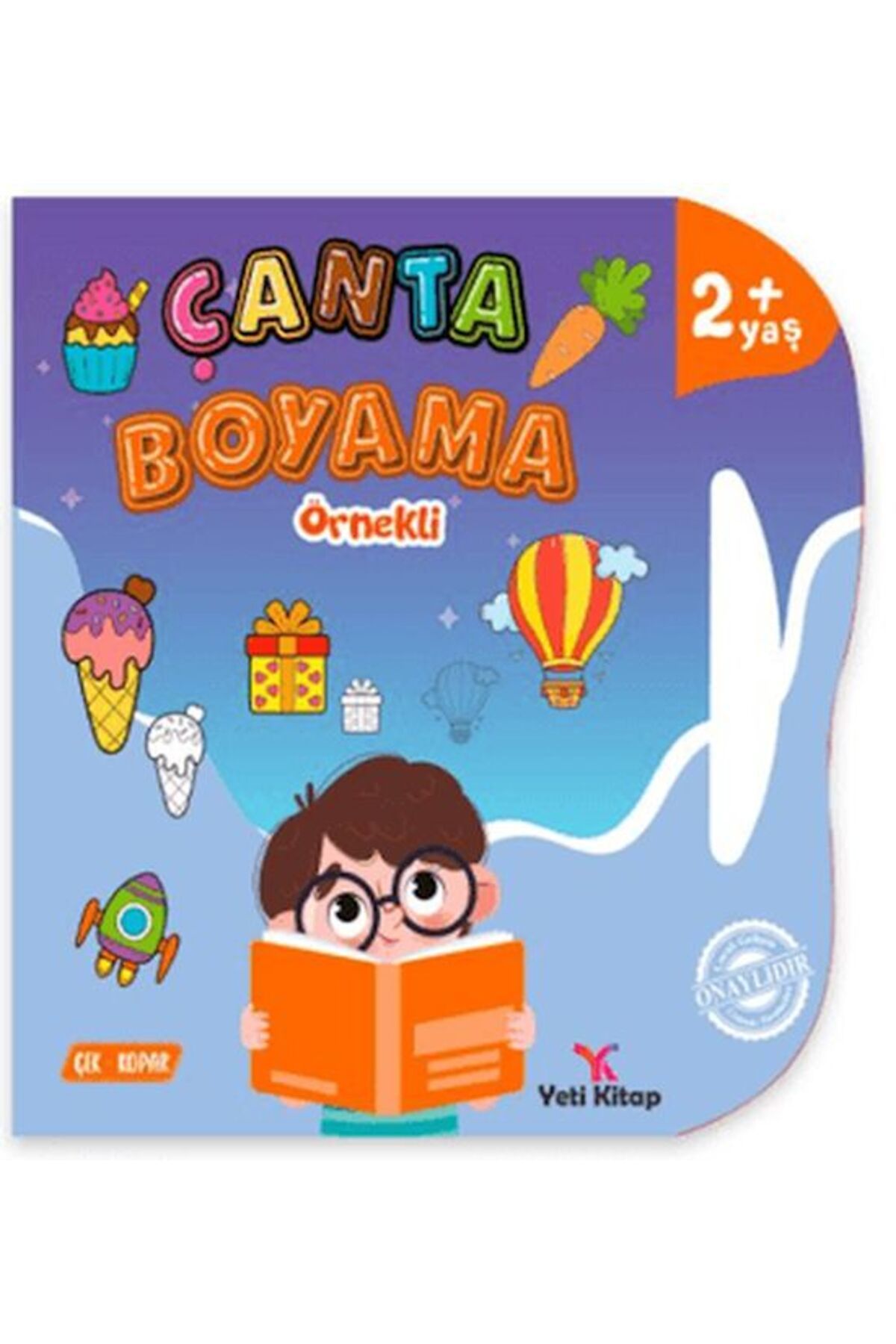 yeti kitap Çanta Boyama Örnekli