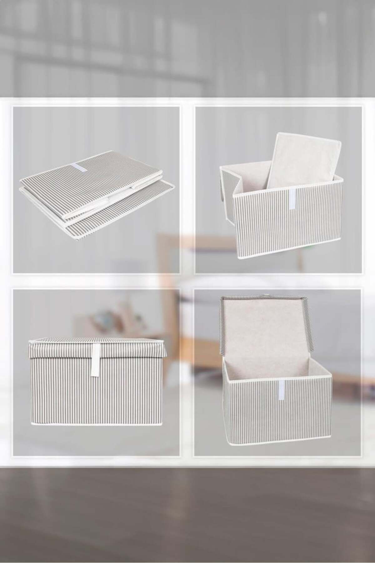 EVLE-Multi-Purpose Box - Mini Grey, 40 X 30 X 26 cm 6