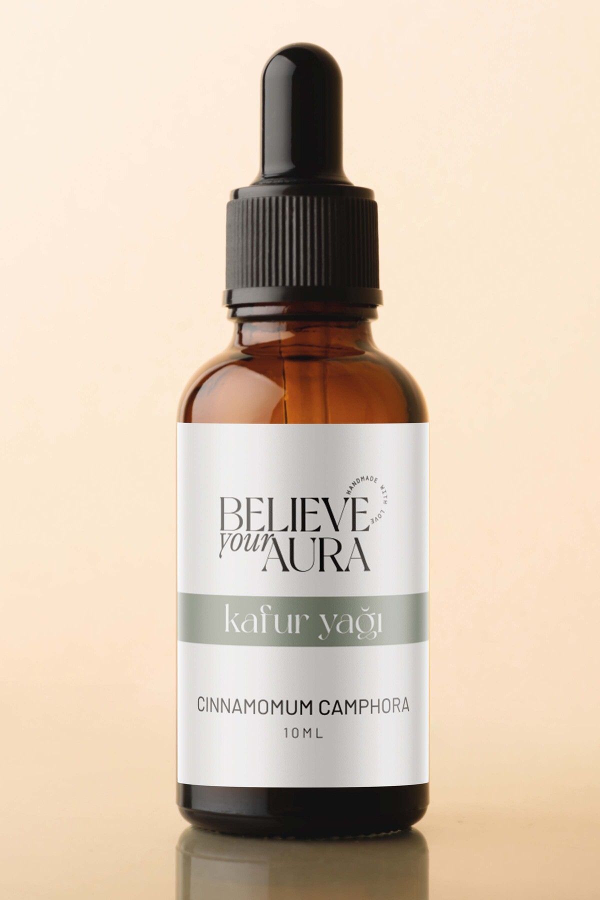 Believe Your Aura Kafur Yağı - %100 Saf ve Doğal Cilt Tahrişi Bakım ve Masaj Yağı - Sassafras Oil- 10 ml