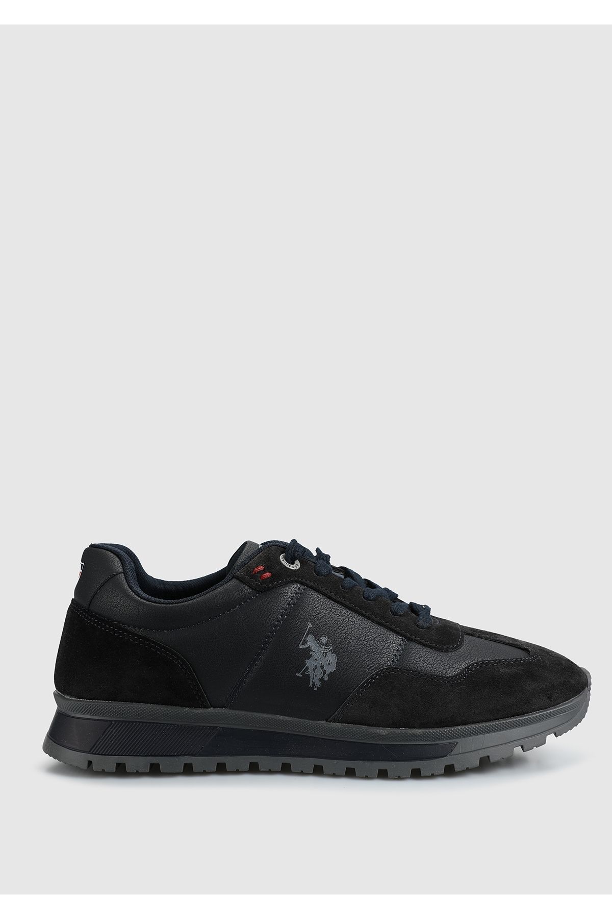 کفش ورزشی مردانه چرمی آبی ناوی Sheven U.S. Polo Assn.