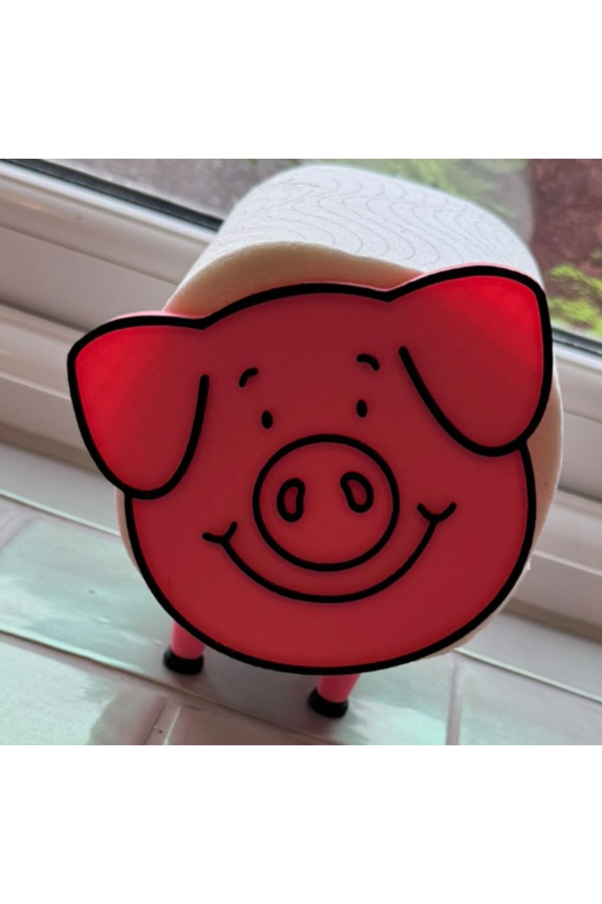 barsdepo-Pink Pig Toilet Roll Holder 1